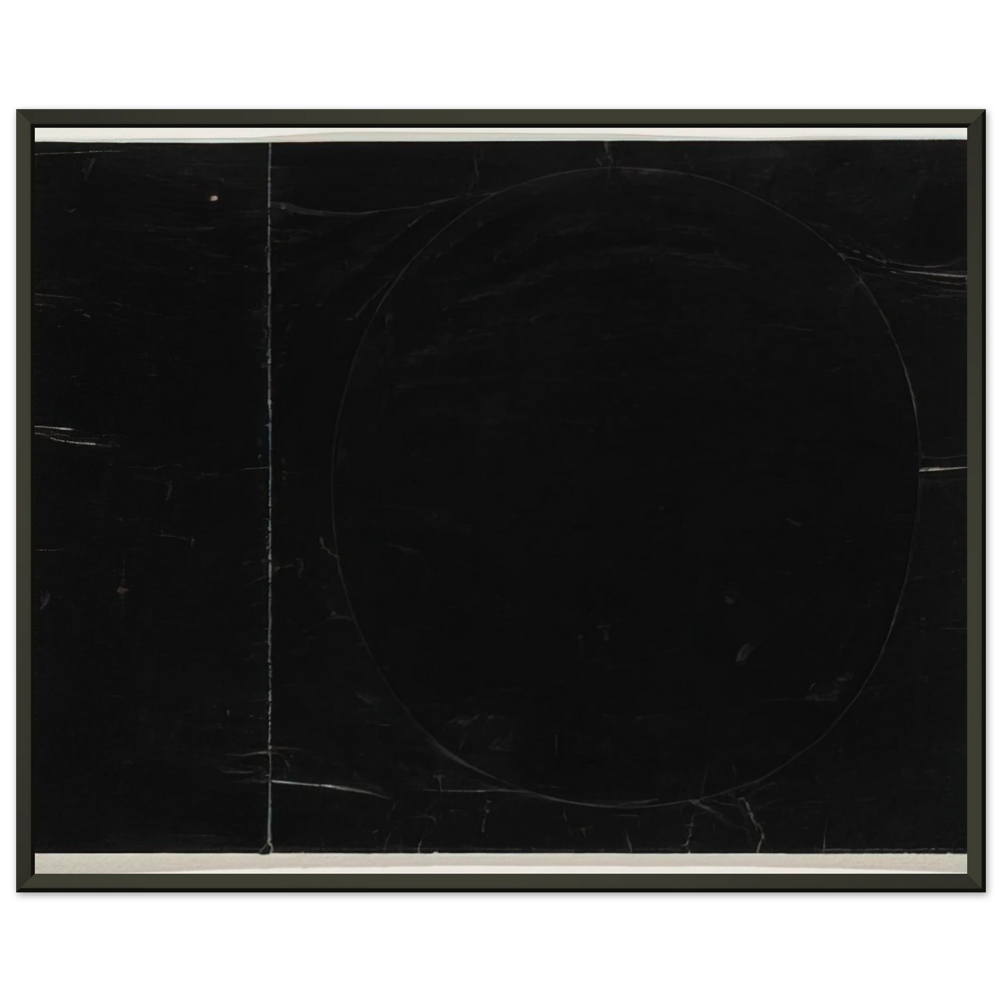 Ellsworth Kelly Black on Black Framed Art Print - Aluminum Frame - 60x80 cm / 24x32 inches