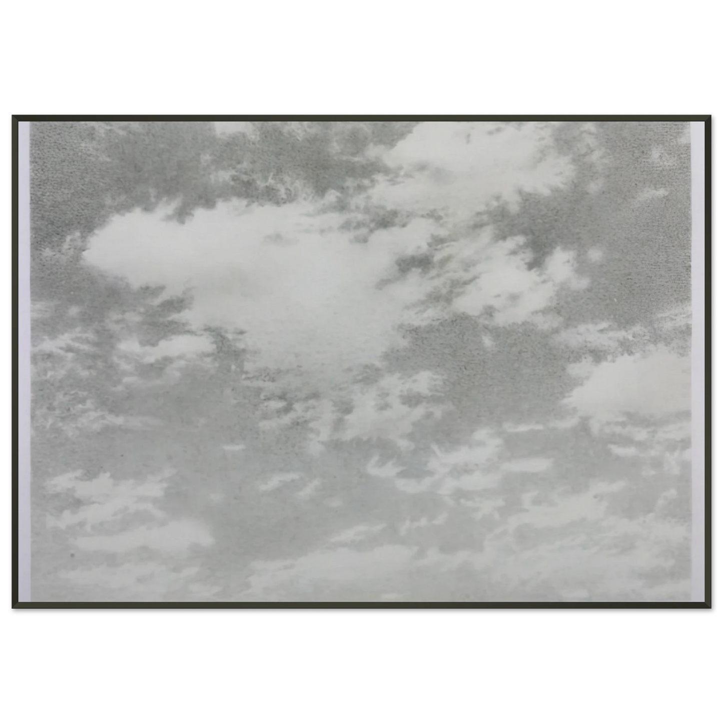 Vija Celmins SKY 1975 Framed Art Print - Aluminum Frame - 21x29.7 cm / 8x12"