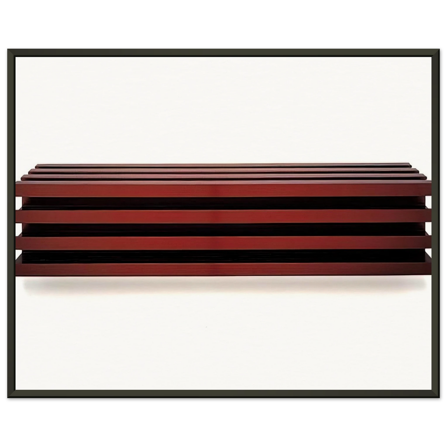 Donald Judd Untitled Aluminum 1991 Framed Art Print - Aluminum Frame - 40x50 cm / 16x20 inches