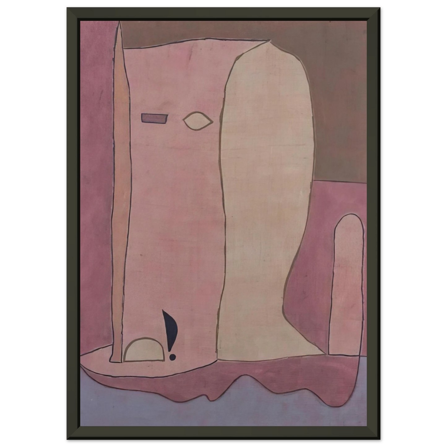 Paul Klee GARDEN FIGURE 1940 Framed Art Print - Aluminum Frame - 70x100 cm / 28x40 inches