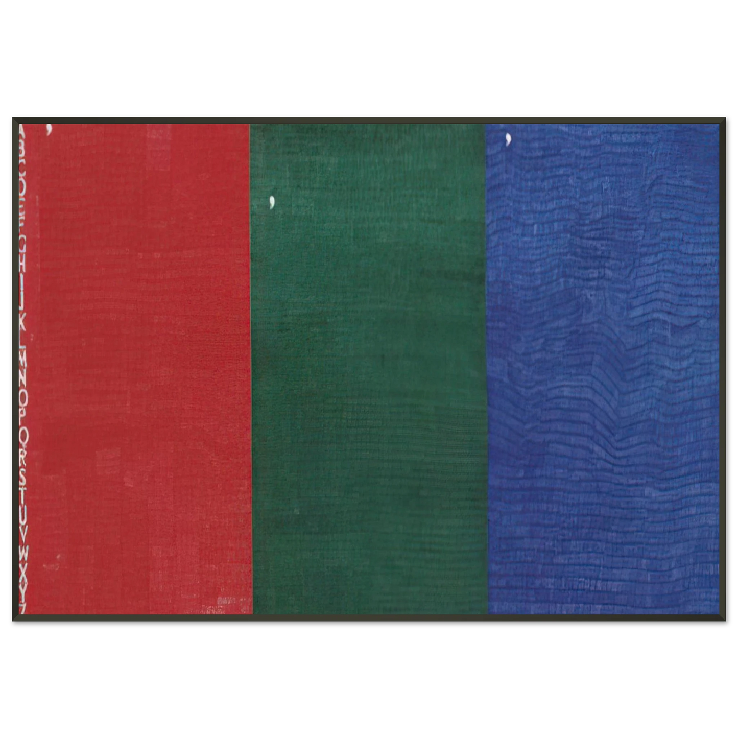 Alighiero Boetti AEB Framed Art Print - Aluminum Frame - 21x29.7 cm / 8x12"