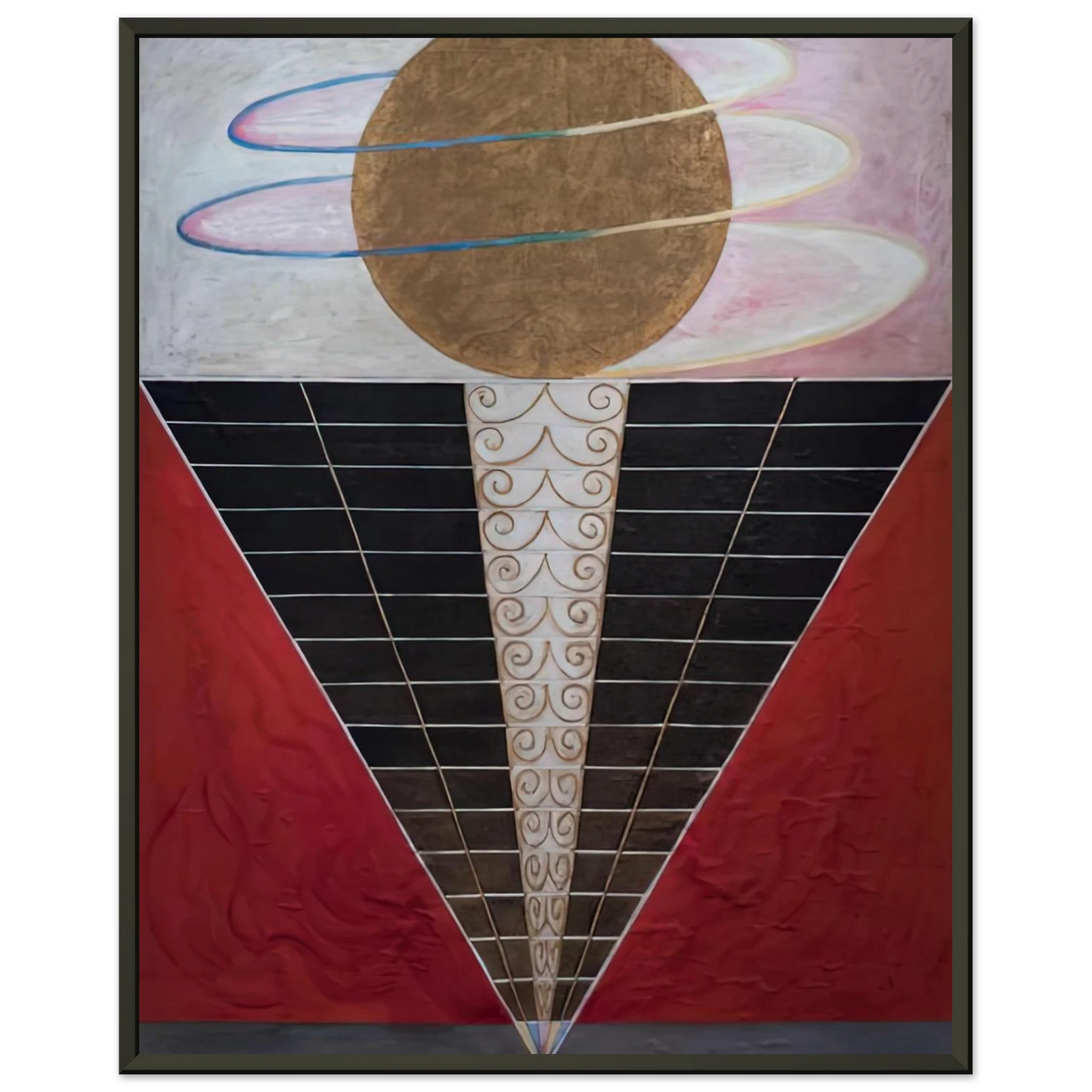 Hilma af Klint ALTARPIECE NO 2 1915 Framed Art Print - Aluminum Frame - 60x80 cm / 24x32 inches