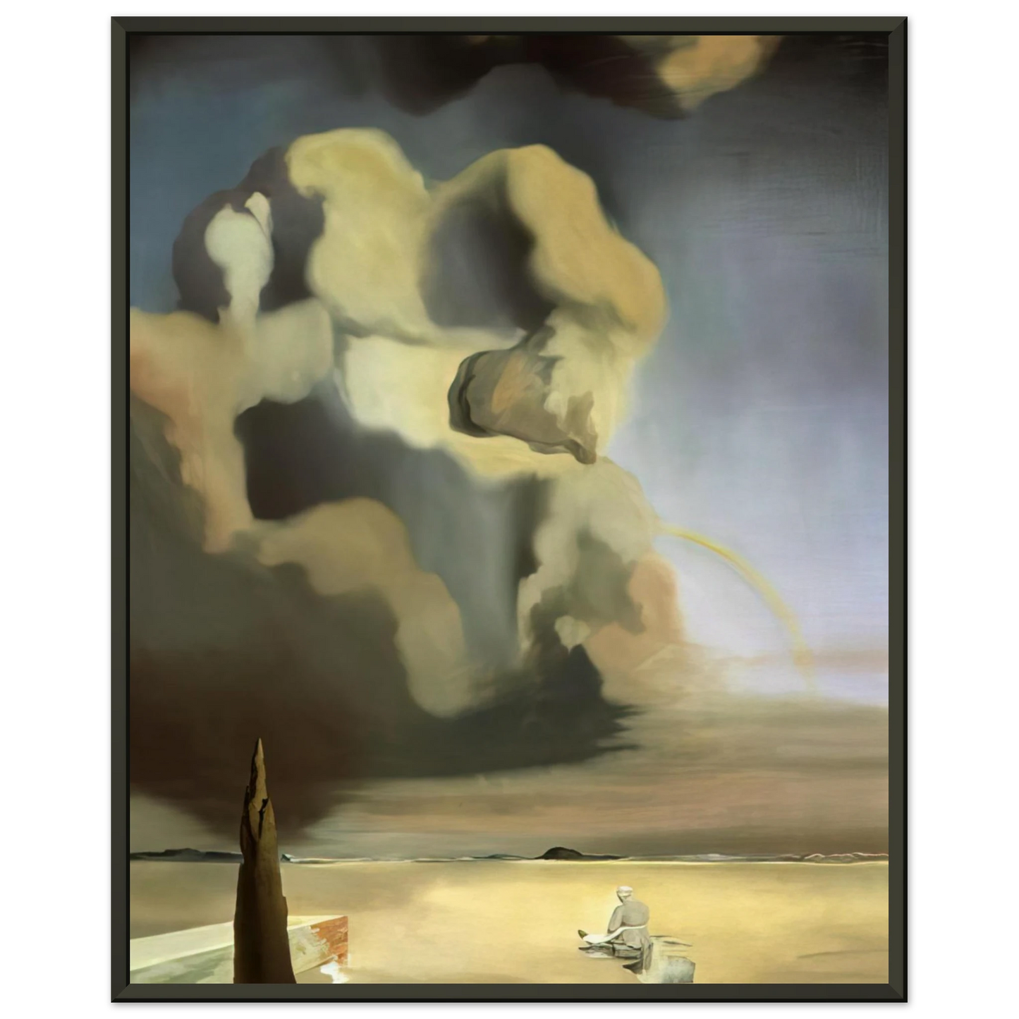 Salvador Dali THE SPECTRE AND THE PHANTOM Framed Art Print - Aluminum Frame - 40x50 cm / 16x20 inches