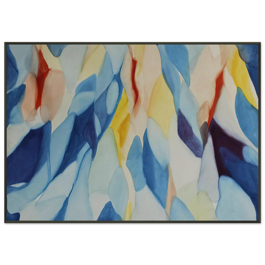 Alice Baber  The Way of the Wind Framed Art Print  - Aluminum Frame - 21x29.7 cm / 8x12"