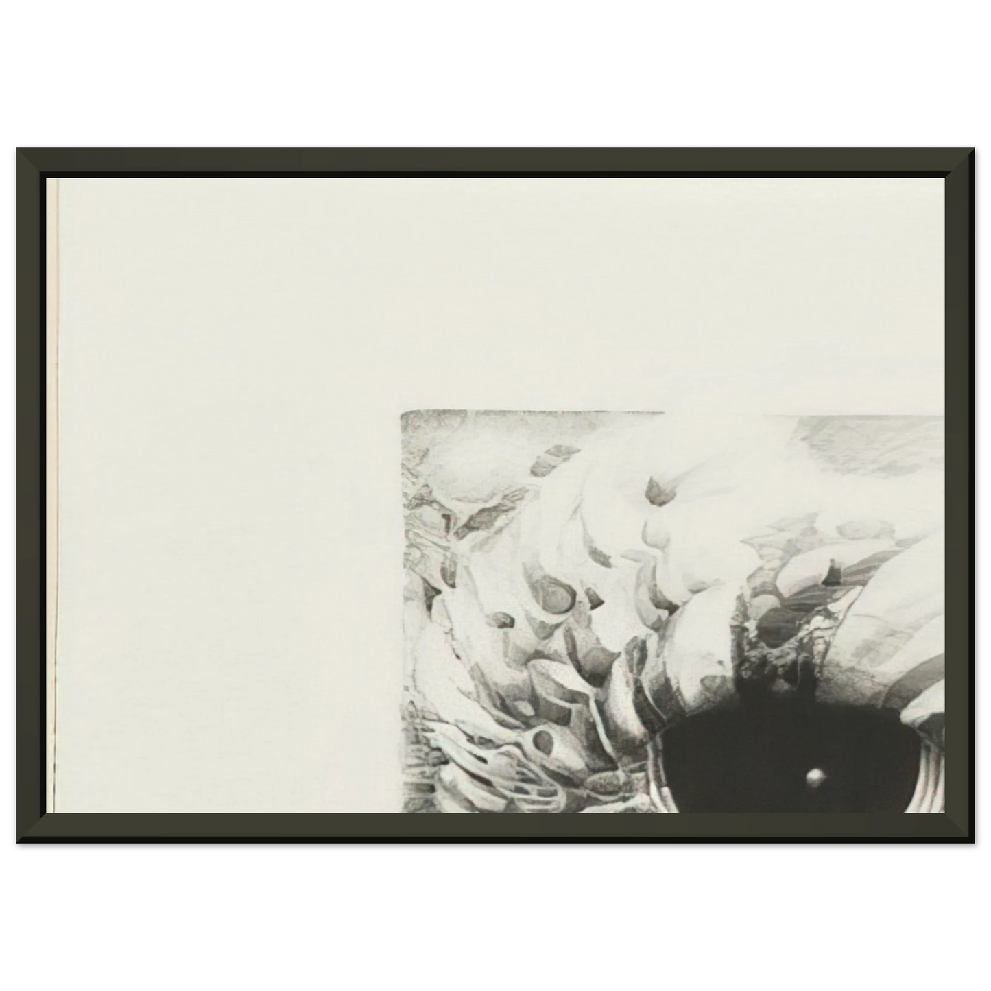 Lee Bontecou EIGHTH STONE 1968 Framed Art Print - Aluminum Frame - 60x80 cm / 24x32 inches