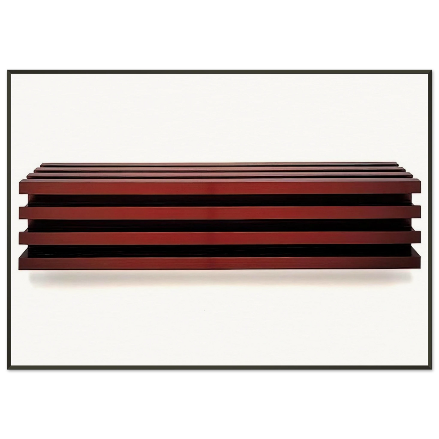 Donald Judd Untitled Aluminum 1991 Framed Art Print - Aluminum Frame - 21x29.7 cm / 8x12"