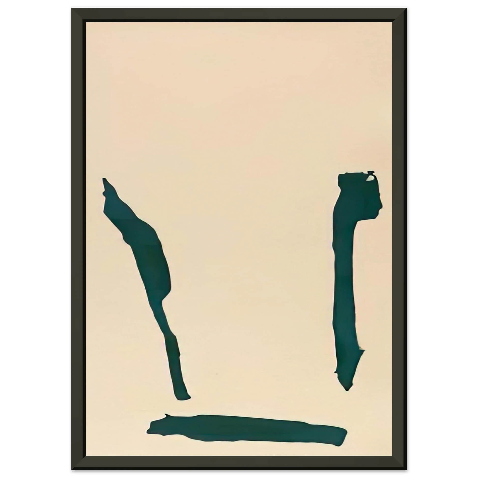 Helen Frankenthaler  Cloister 1969 Framed Art Print  - Aluminum Frame - 40x50 cm / 16x20 inches