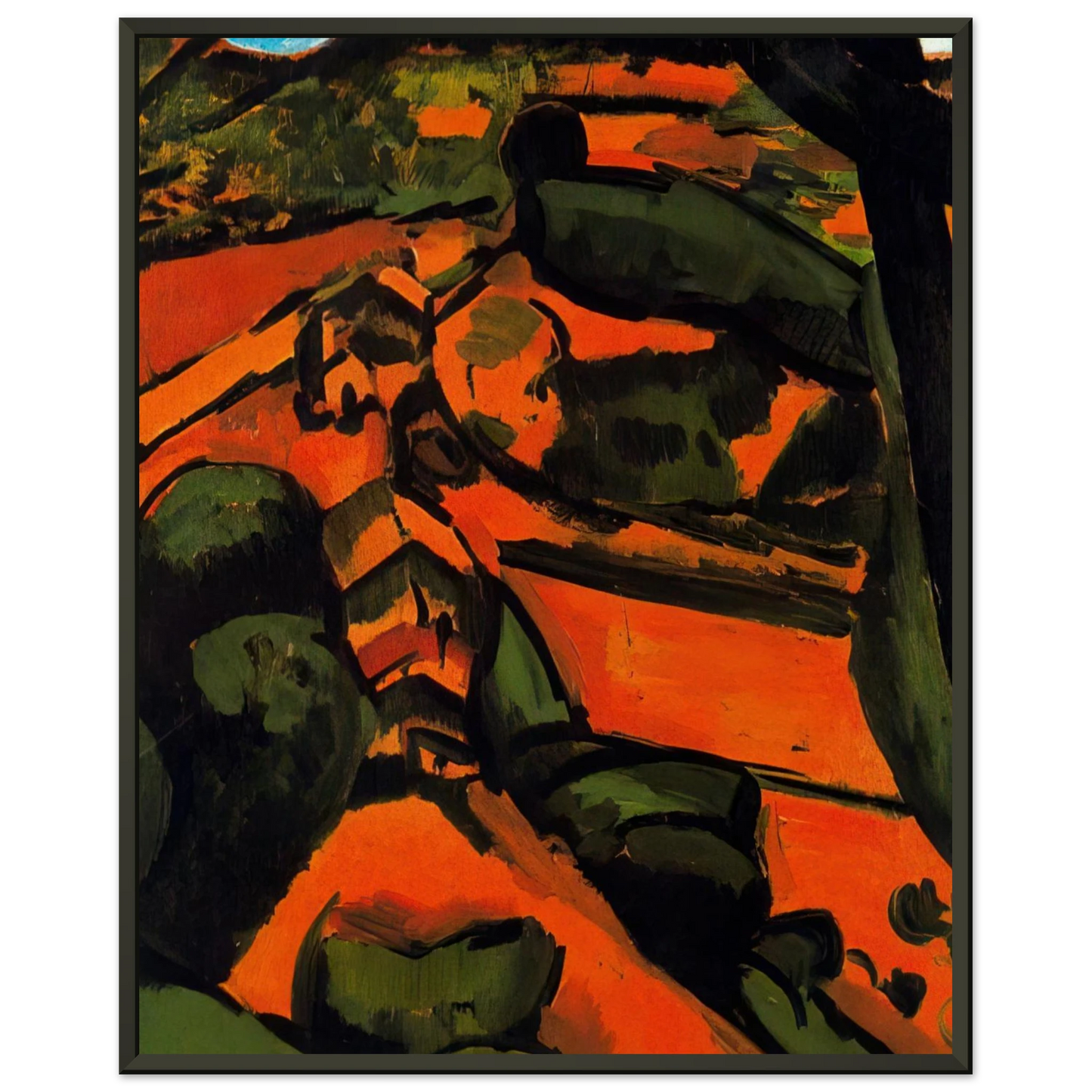 Andre Derain UNTITLED Framed Art Print - Aluminum Frame - 70x100 cm / 28x40 inches