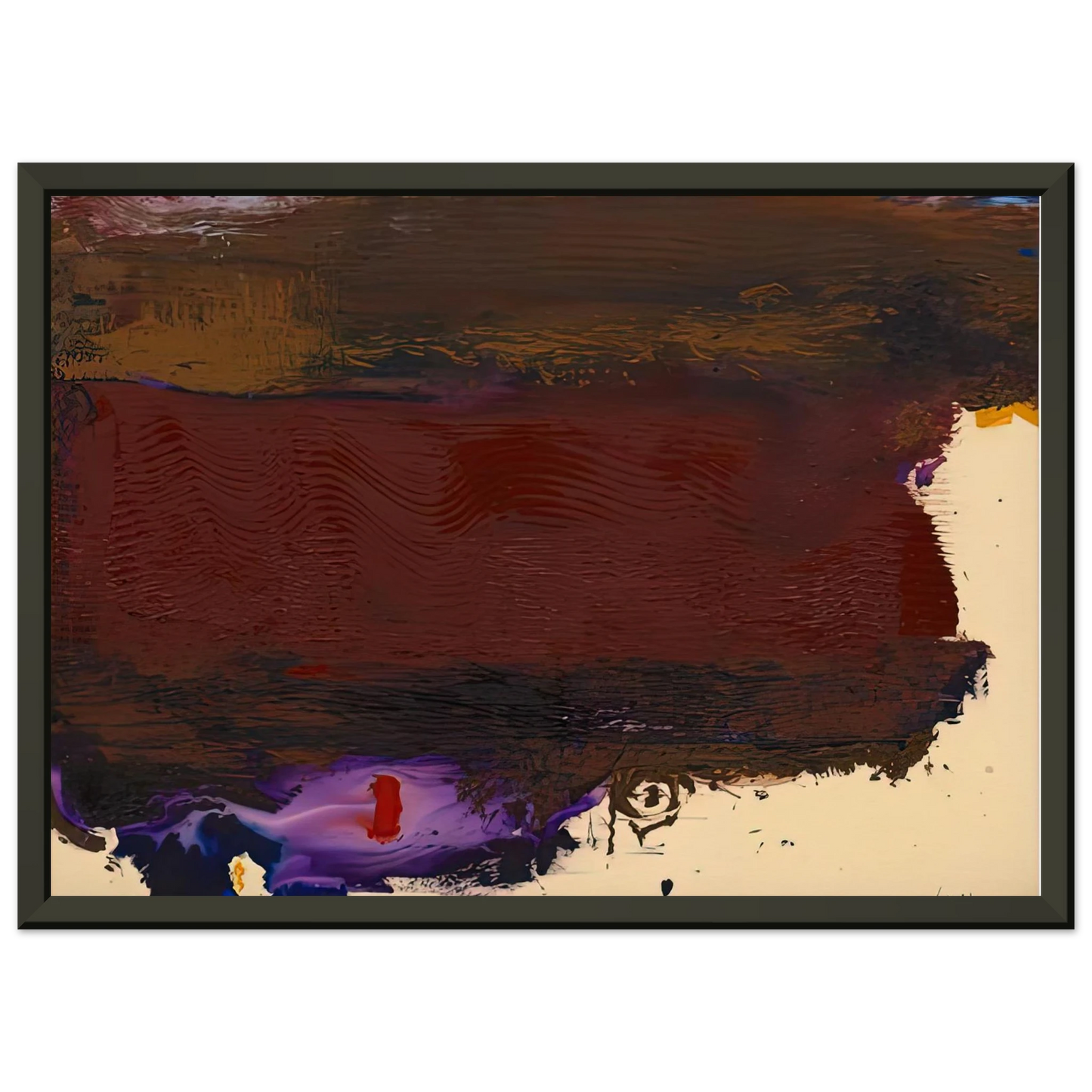 Helen Frankenthaler Requiem 1992 Framed Art Print - Aluminum Frame - 40x50 cm / 16x20 inches