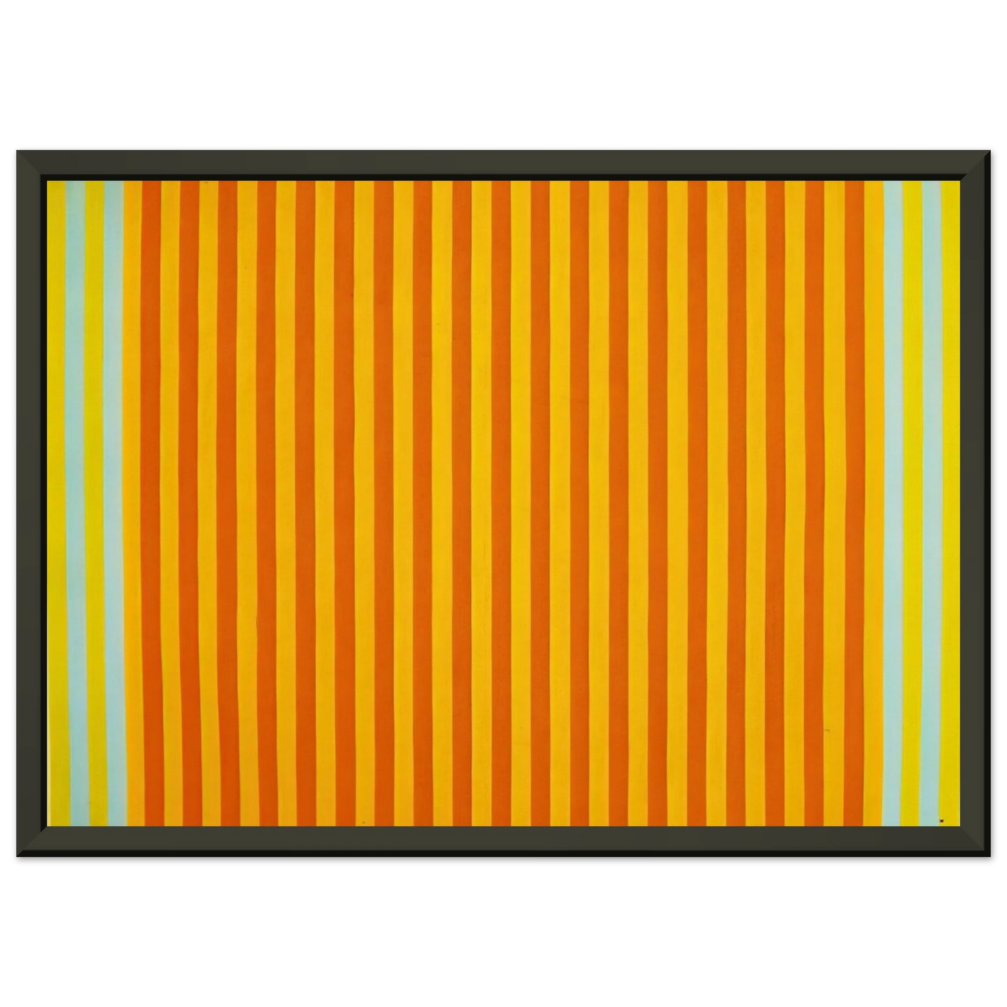Gene Davis Sunball 1960 Framed Art Print - Aluminum Frame - 70x100 cm / 28x40 inches