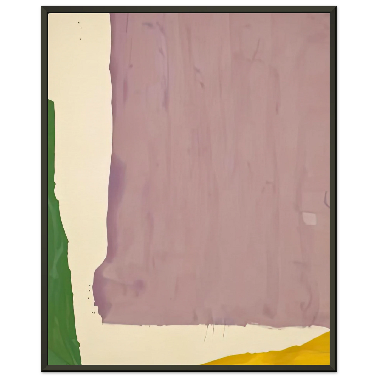 Helen Frankenthaler  Mauve District 1966 Framed Art Print  - Aluminum Frame - 70x100 cm / 28x40 inches