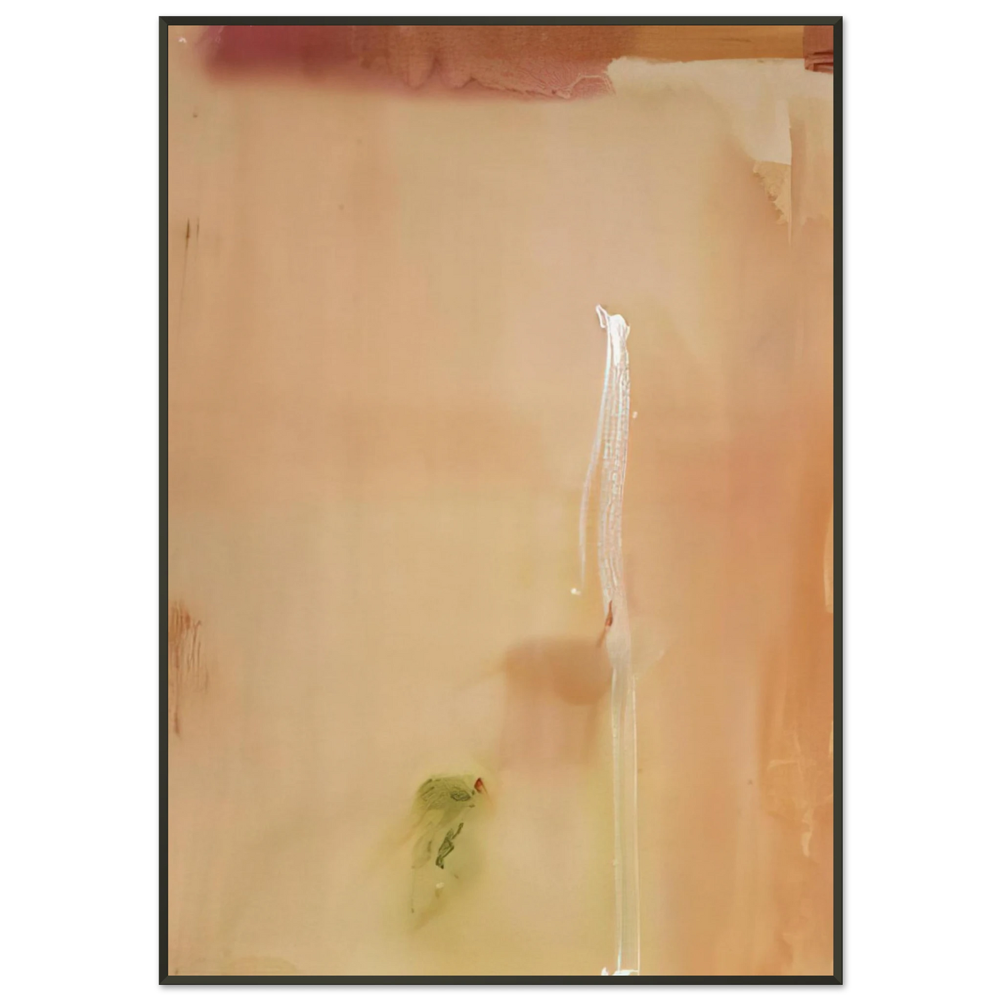 Helen Frankenthaler  Dawn Stroke  1977 Framed Art Print  - Aluminum Frame - 21x29.7 cm / 8x12"