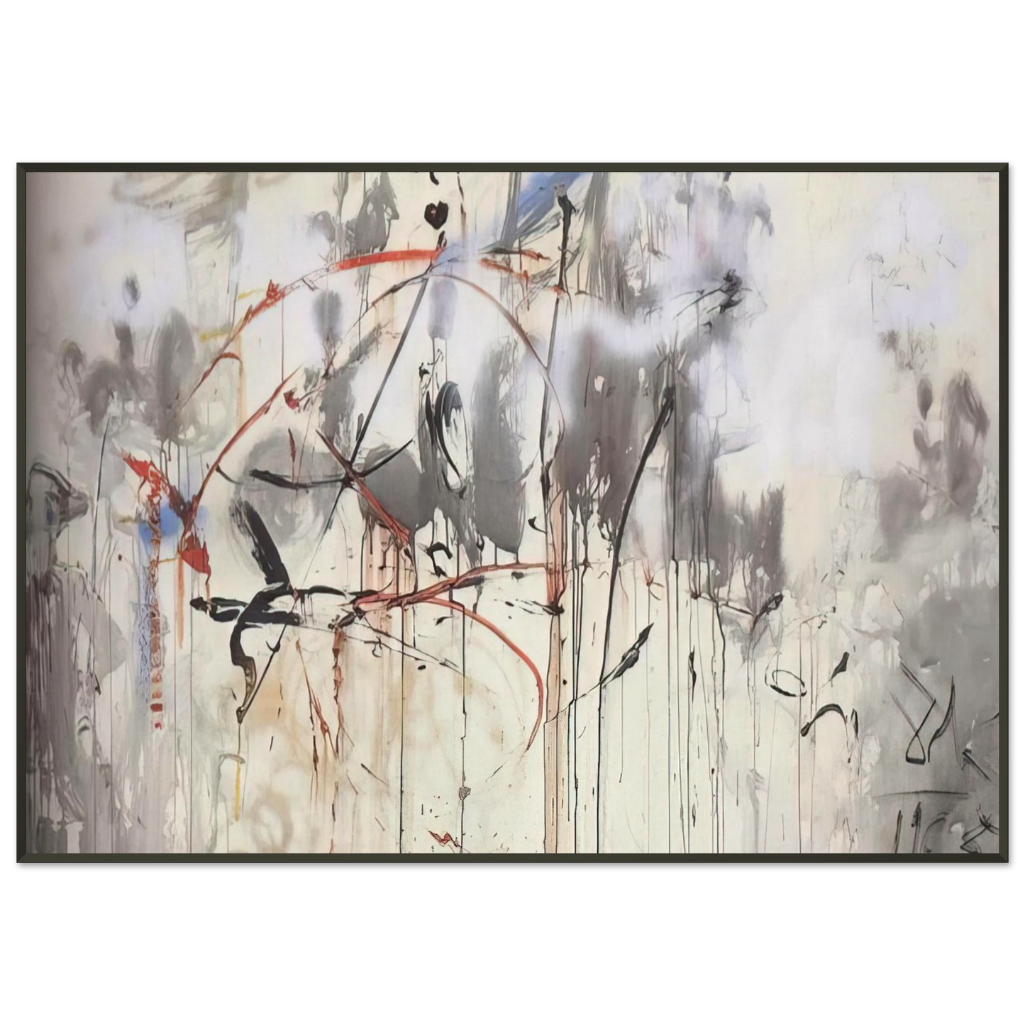 Salvador Dali  HOMAGE TO MEIRRONIER Framed Art Print  - Aluminum Frame - 21x29.7 cm / 8x12"
