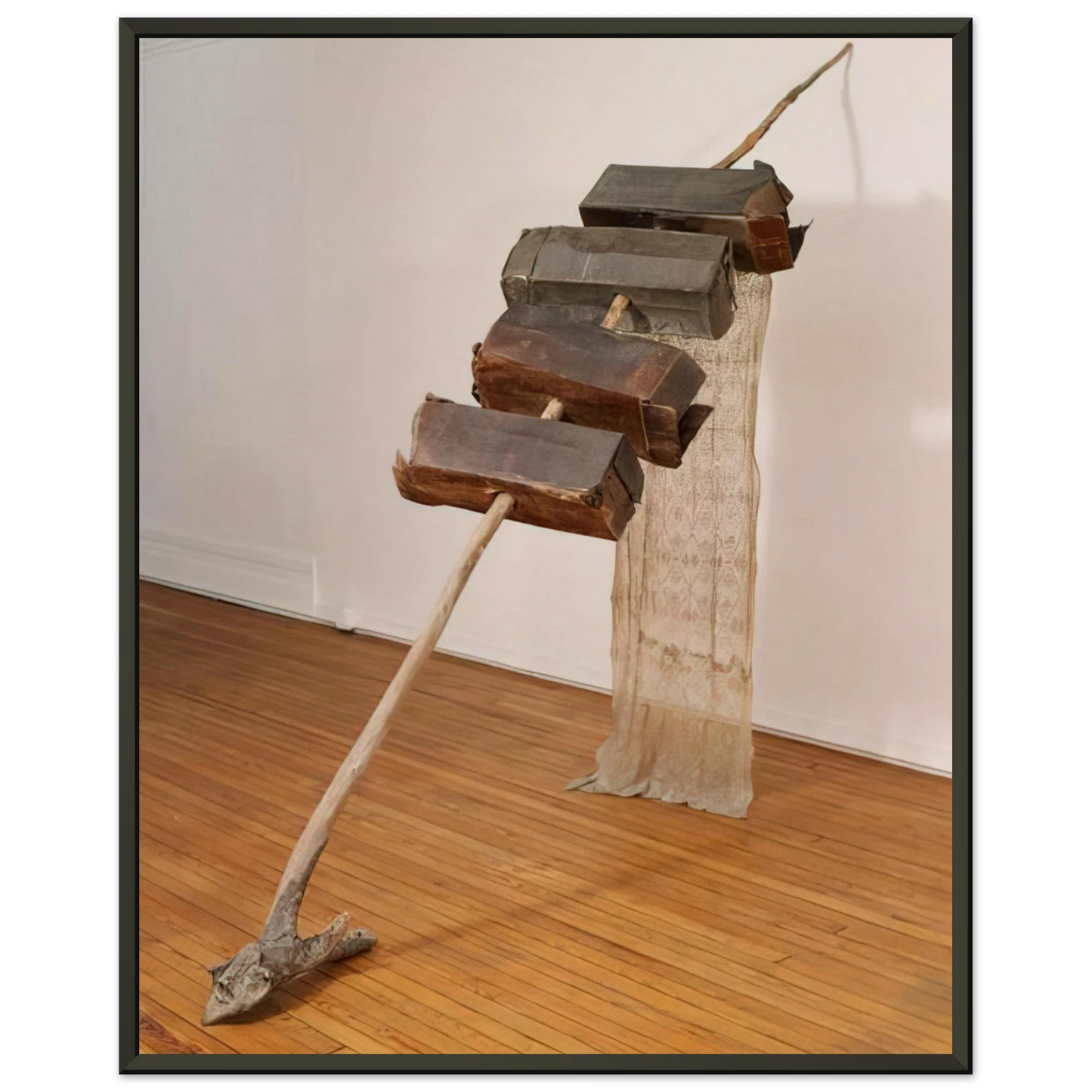 Robert Rauschenberg UNTITLED VENETIAN 1973 Framed Art Print - Aluminum Frame - 40x50 cm / 16x20 inches
