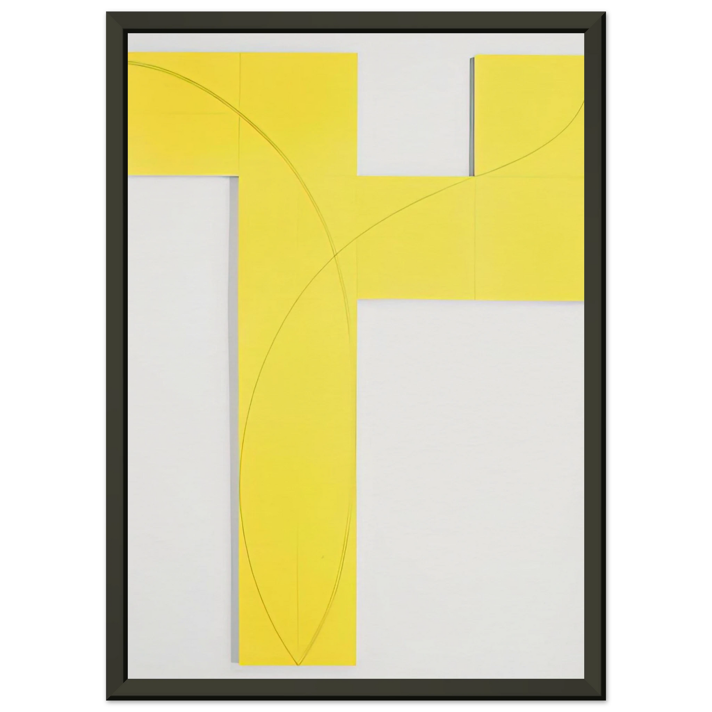 Robert Mangold COLUMN STRUCTURE IX 2006 Framed Art Print - Aluminum Frame - 40x50 cm / 16x20 inches