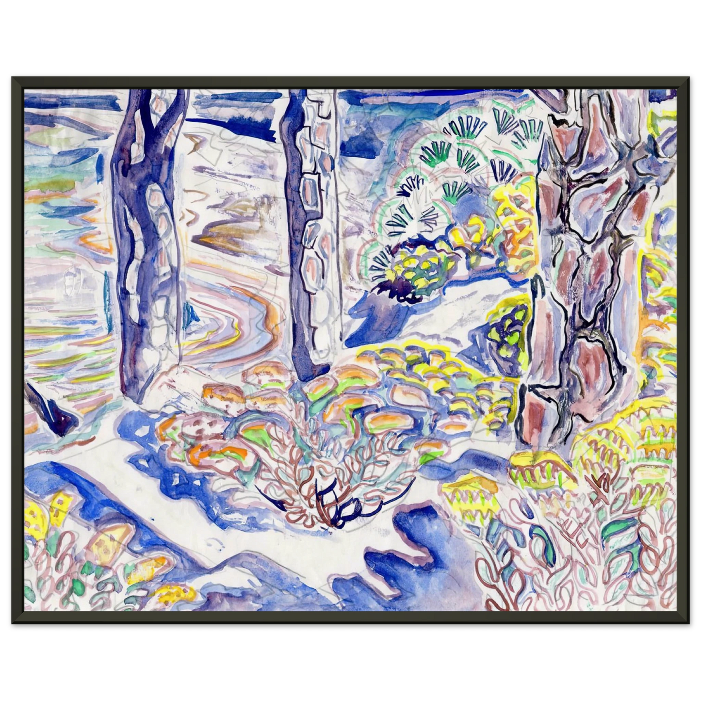 Walter Inglis Anderson Walter Anderson Framed Art Print - Aluminum Frame - 40x50 cm / 16x20 inches