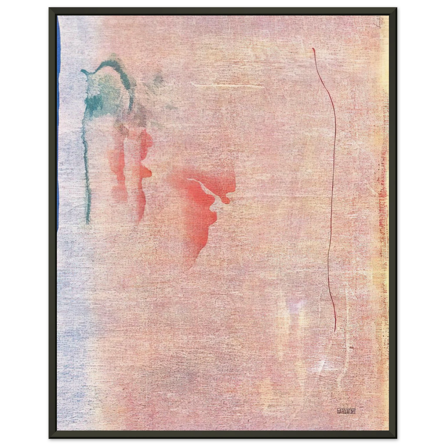 Helen Frankenthaler  Cedar Hill  1983 Framed Art Print  - Aluminum Frame - 60x80 cm / 24x32 inches