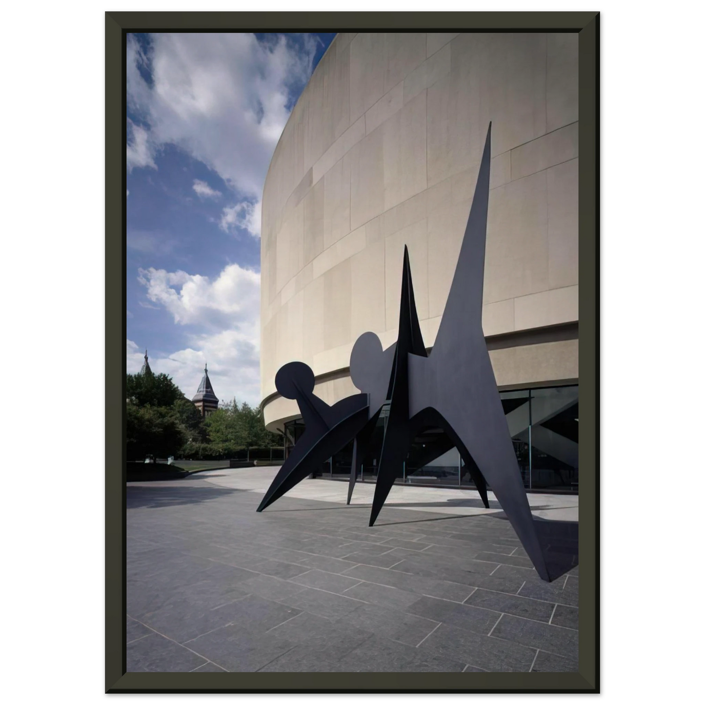 Alexander Calder TWO DISCS 1965 Framed Art Print - Aluminum Frame - 70x100 cm / 28x40 inches