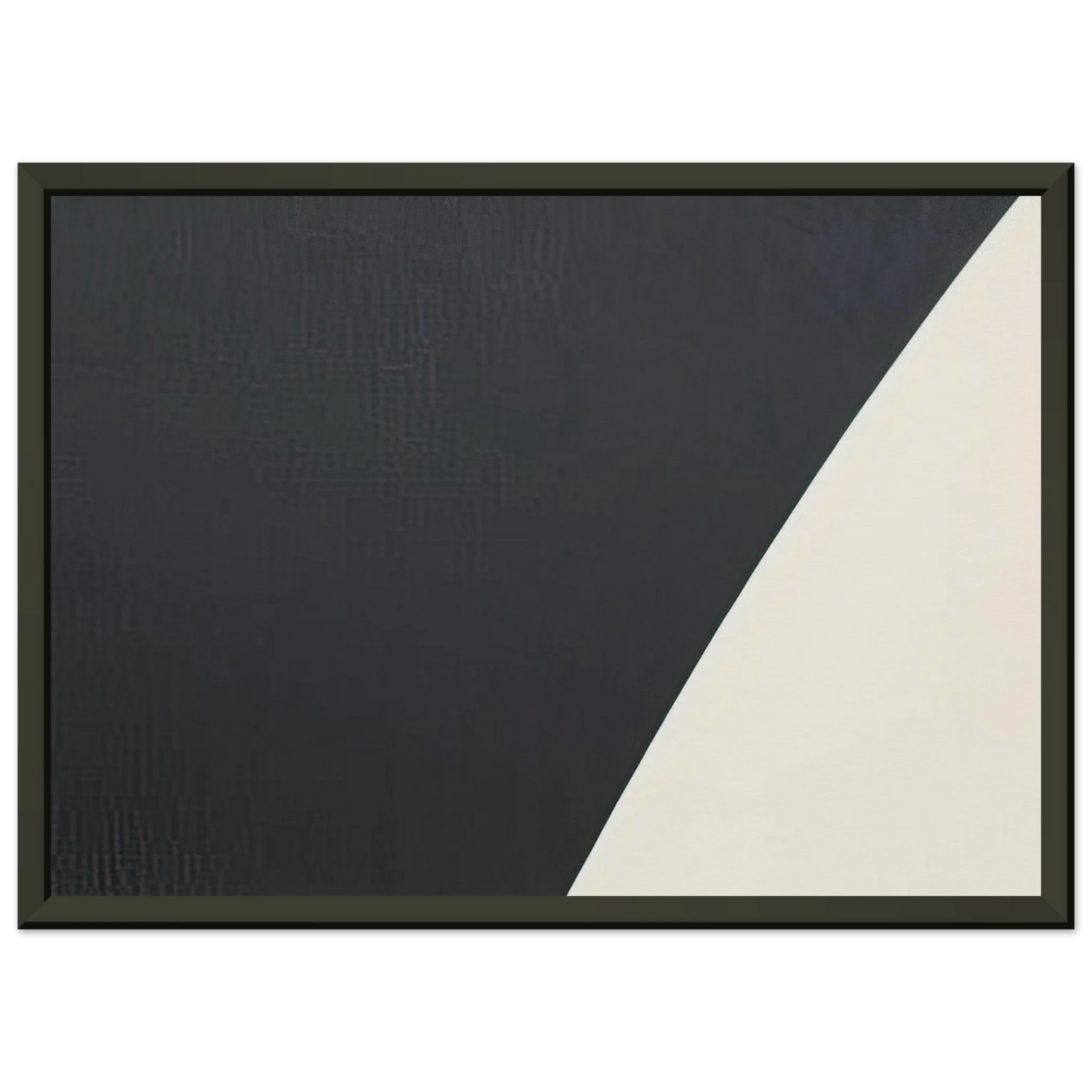 Ellsworth Kelly White Curve VII Framed Art Print - Aluminum Frame - 60x80 cm / 24x32 inches