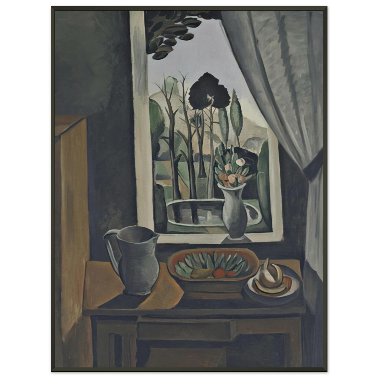 Andre Derain WINDOW AT VERS 1912 Framed Art Print - Aluminum Frame - 70x100 cm / 28x40 inches