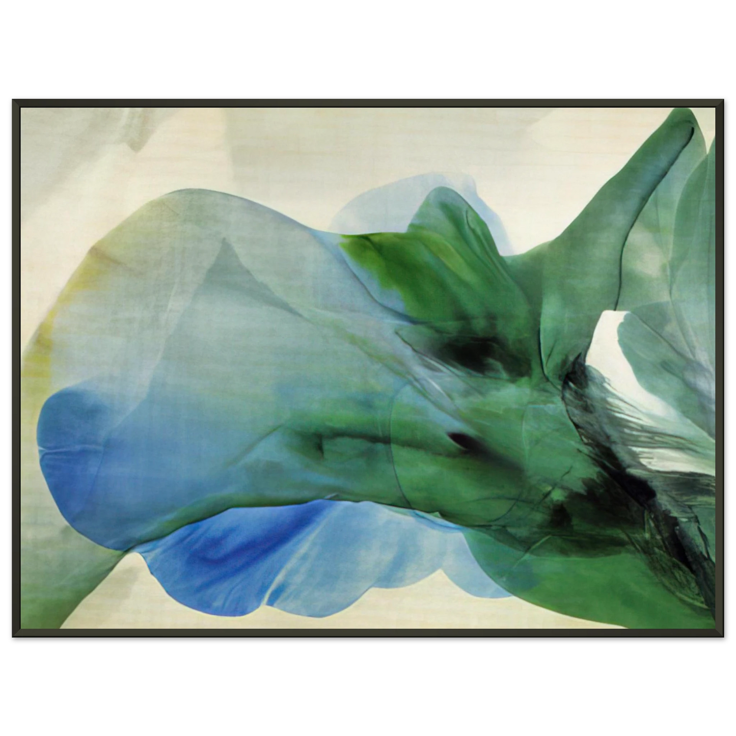 Paul Jenkins Phenomena Kwan Yin 1969 Framed Art Print - Aluminum Frame - 40x50 cm / 16x20 inches