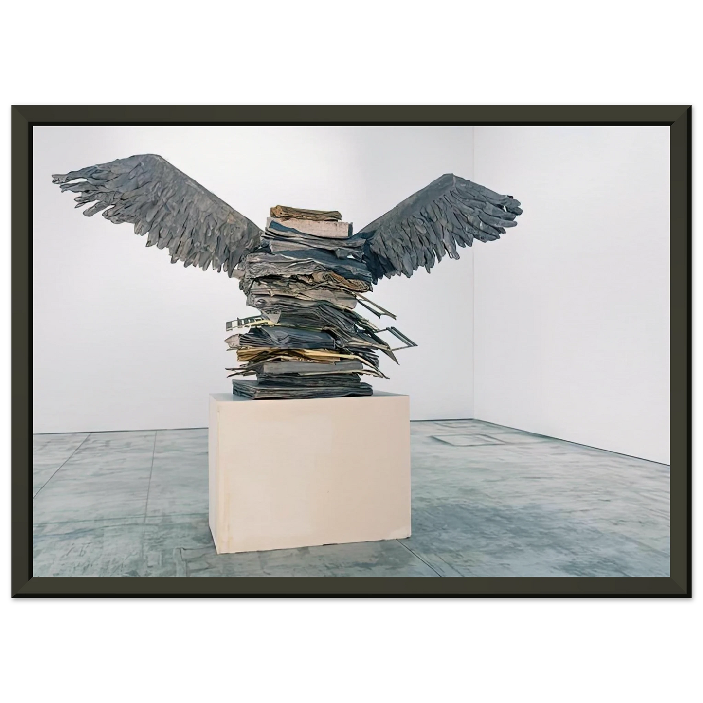 Anselm Kiefer THE LANGUAGE OF THE BIRDS 2013 Framed Art Print - Aluminum Frame - 60x80 cm / 24x32 inches