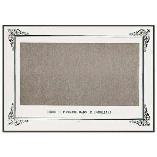 Alphonse Allais  Band of Greyfriars in the Fog Band Of Dusty Drunks In The Fog Framed Art Print  - Aluminum Frame - 21x29.7 cm / 8x12"