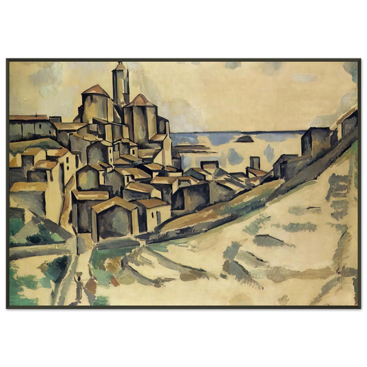 Andre Derain  LANDSCAPE AT CADAQUES Framed Art Print  - Aluminum Frame - 21x29.7 cm / 8x12"