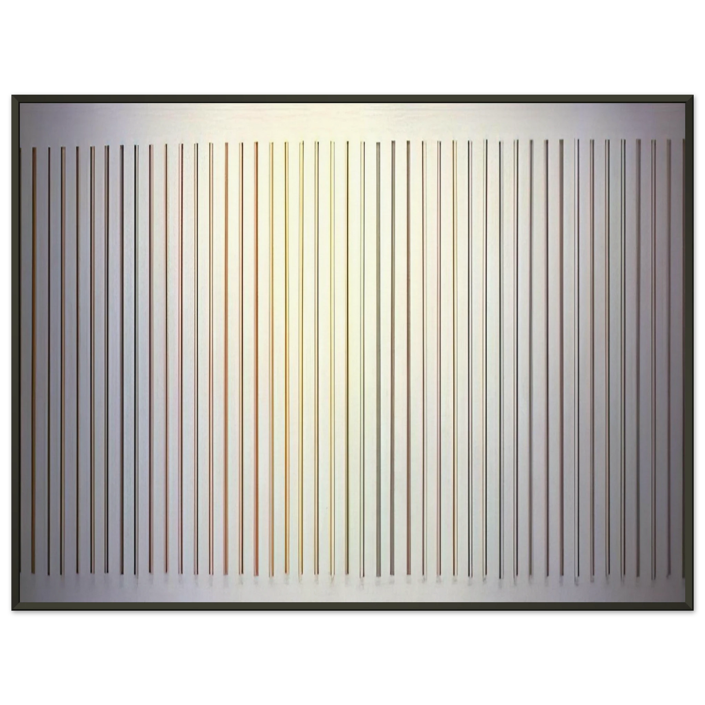 Gene Davis Color Needles 1984 Framed Art Print - Aluminum Frame - 40x50 cm / 16x20 inches