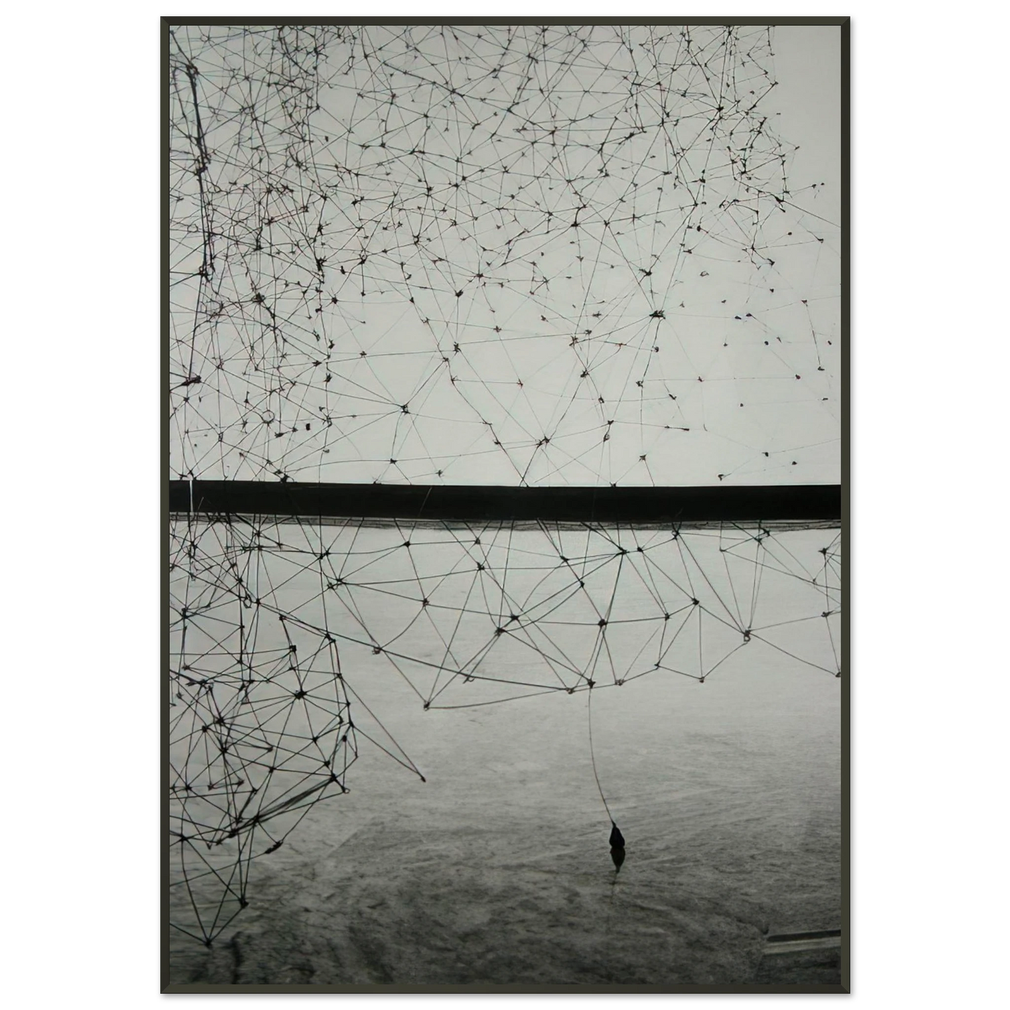 Gego Reticularea 1969 Framed Art Print - Aluminum Frame - 21x29.7 cm / 8x12"