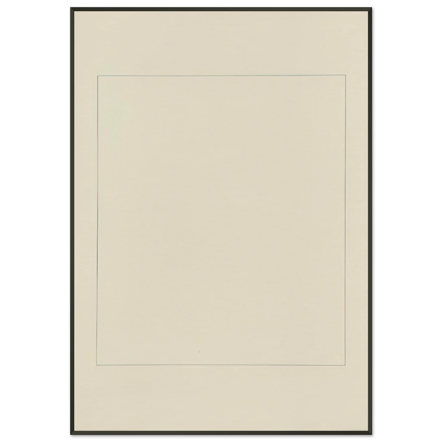 Robert Mangold 104 PERIMETER SERIES Framed Art Print - Aluminum Frame - 21x29.7 cm / 8x12"