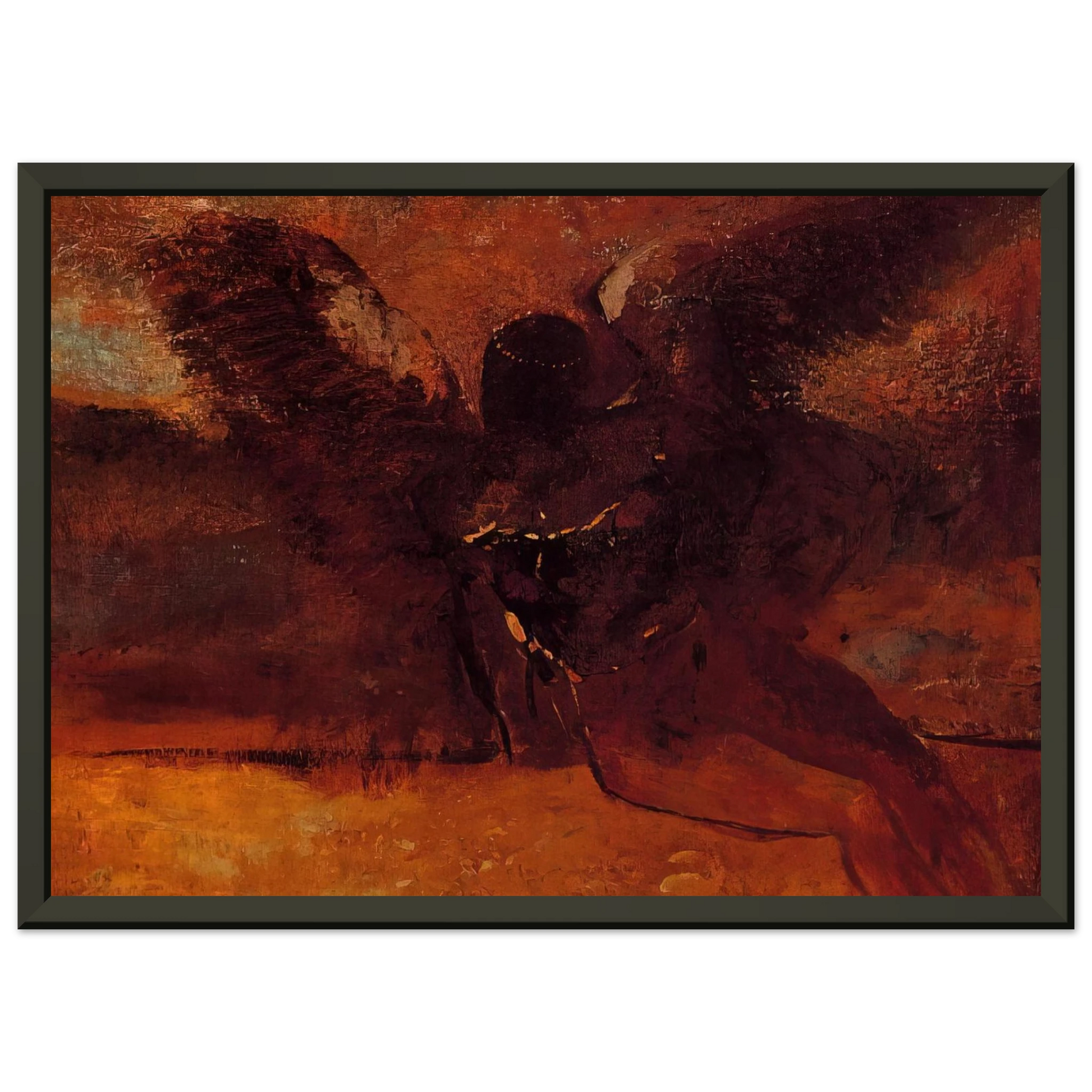Pablo Picasso  The Fall of Icarus  1958 Framed Art Print  - Aluminum Frame - 40x50 cm / 16x20 inches
