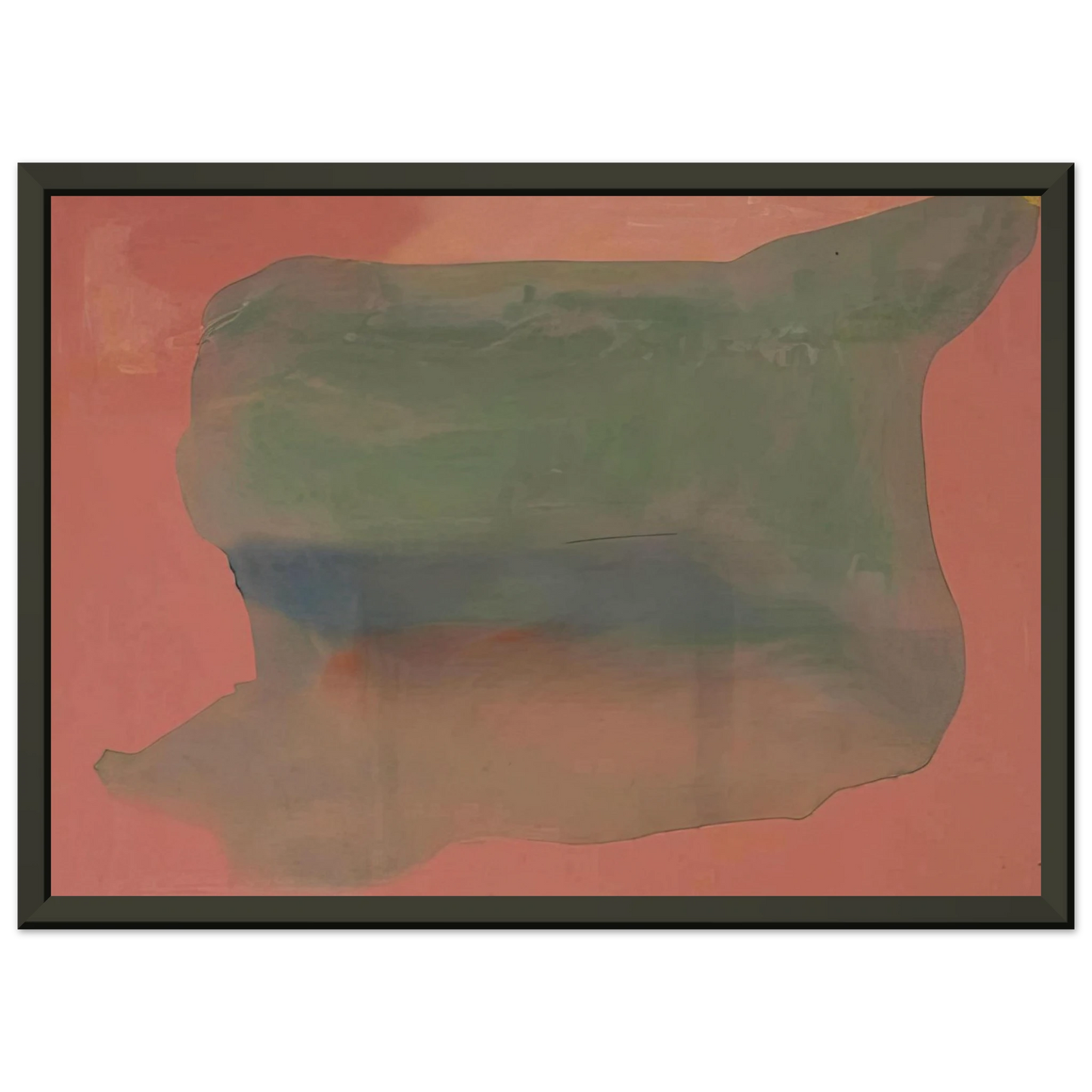 Helen Frankenthaler Yearning 1973 Framed Art Print - Aluminum Frame - 70x100 cm / 28x40 inches