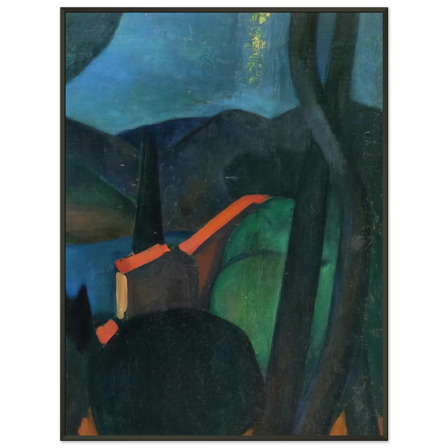 Andre Derain MARTIGUES LANDSCAPE 1908 Framed Art Print - Aluminum Frame - 70x100 cm / 28x40 inches