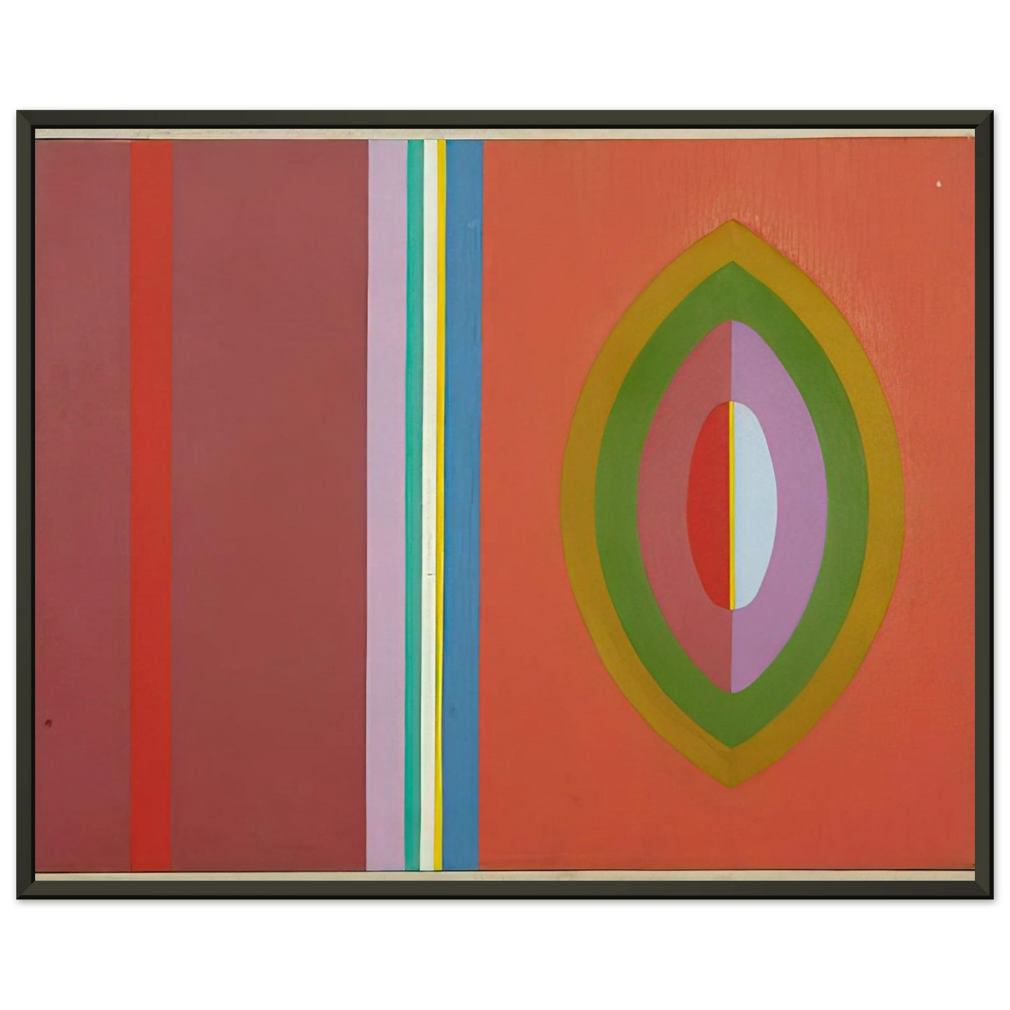 John Ferren Quiet 1965 Framed Art Print - Aluminum Frame - 60x80 cm / 24x32 inches