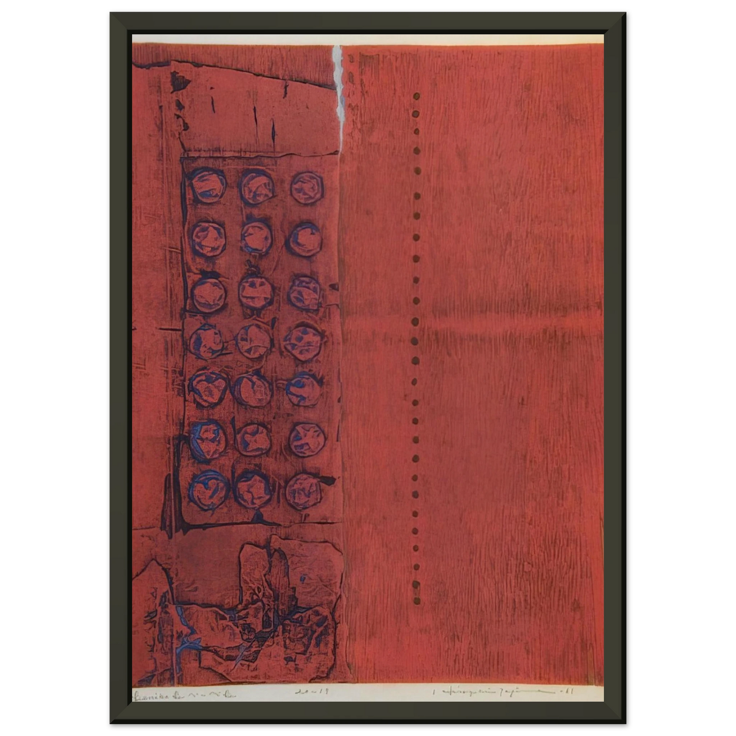 Hiroyuki Tajima Benibe B 1961 Framed Art Print - Aluminum Frame - 70x100 cm / 28x40 inches