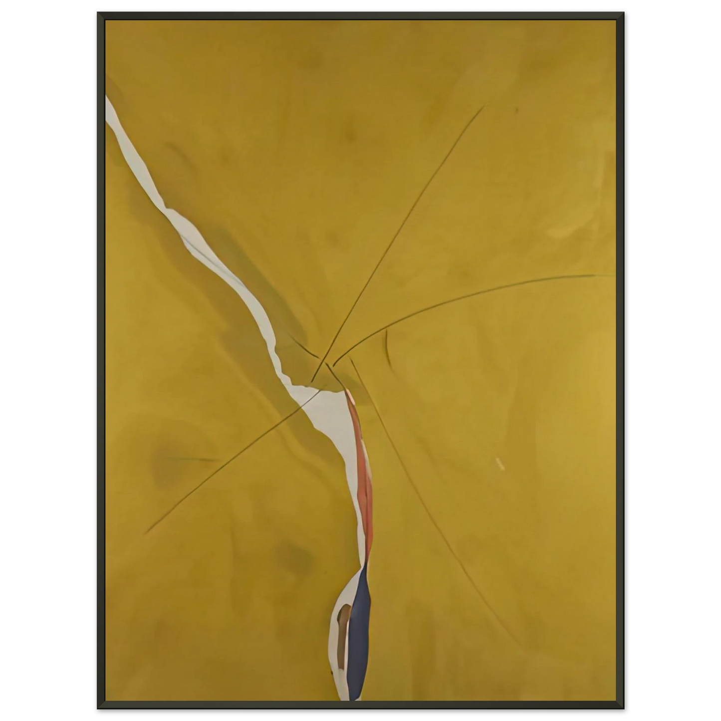 Helen Frankenthaler Sesame 1970 Framed Art Print - Aluminum Frame - 60x80 cm / 24x32 inches