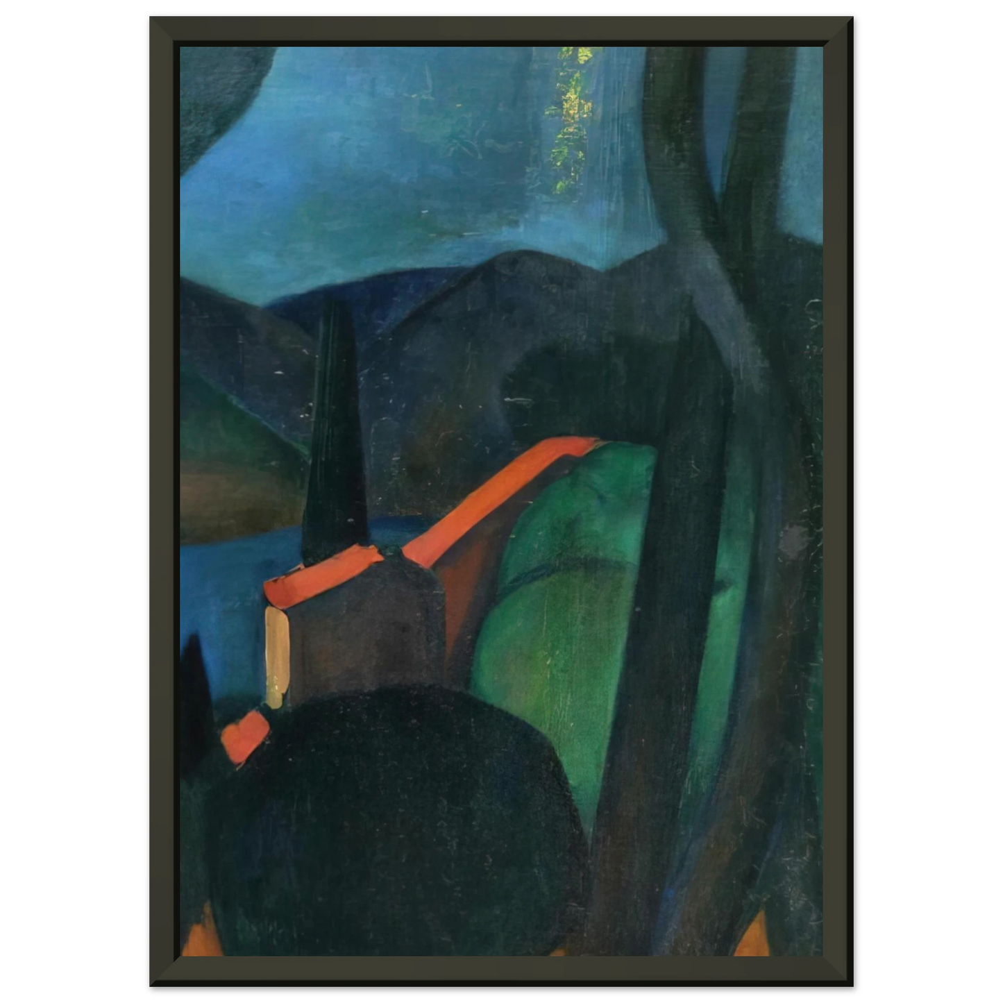 Andre Derain MARTIGUES LANDSCAPE 1908 Framed Art Print - Aluminum Frame - 60x80 cm / 24x32 inches