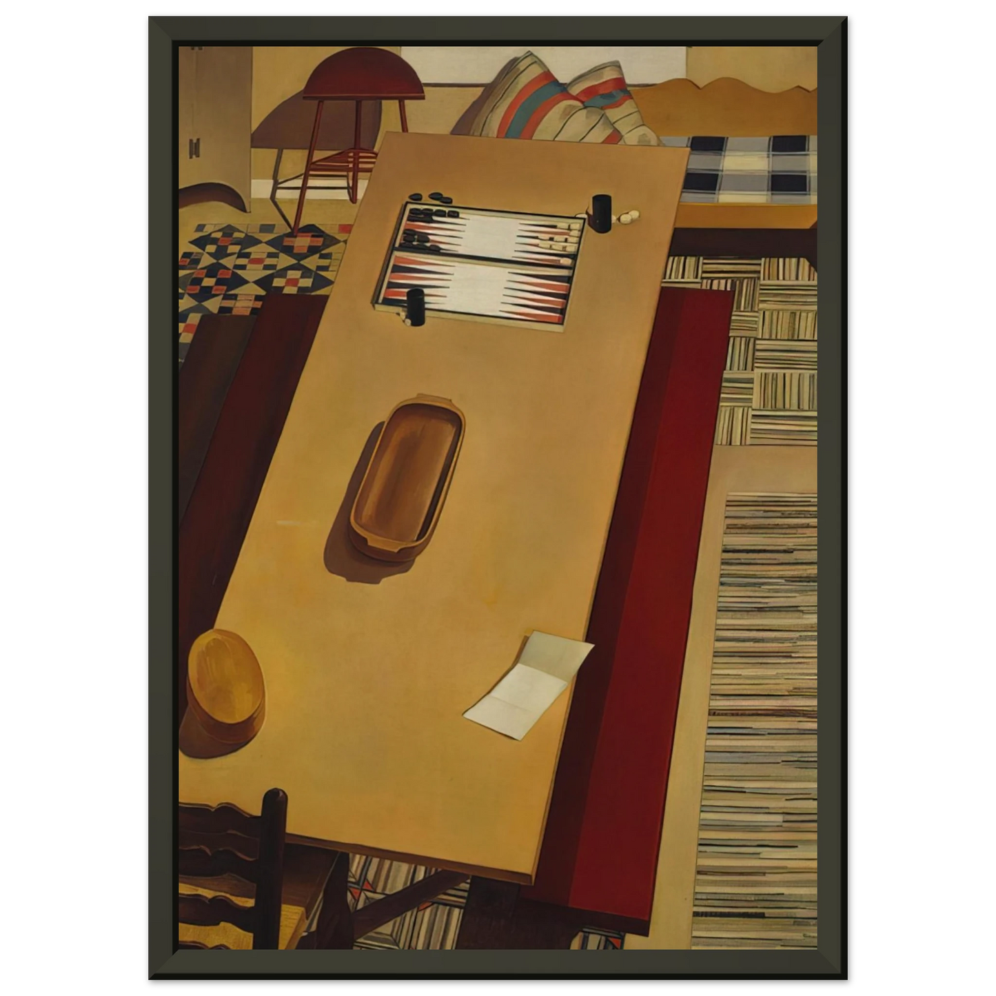 Charles Sheeler Americana 1931 Framed Art Print - Aluminum Frame - 70x100 cm / 28x40 inches
