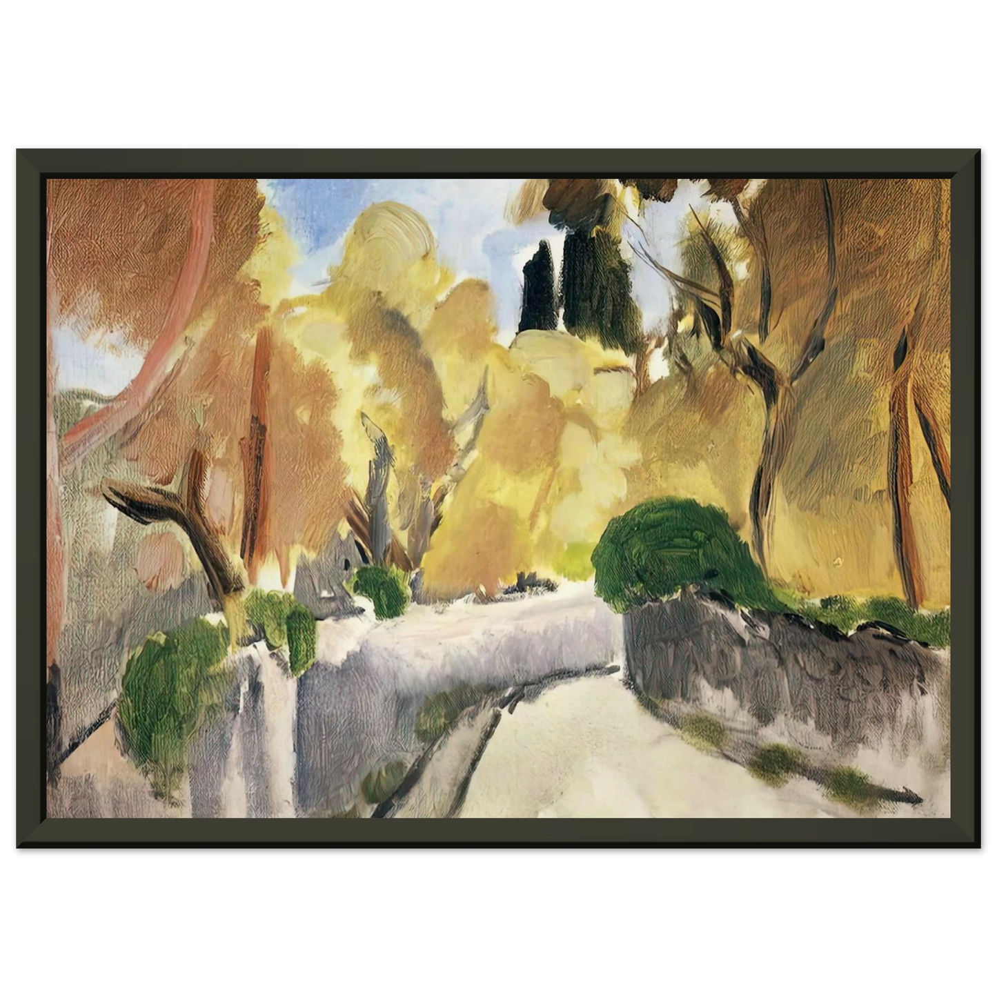Henri Matisse LANDSCAPE 2 Framed Art Print - Aluminum Frame - 40x50 cm / 16x20 inches