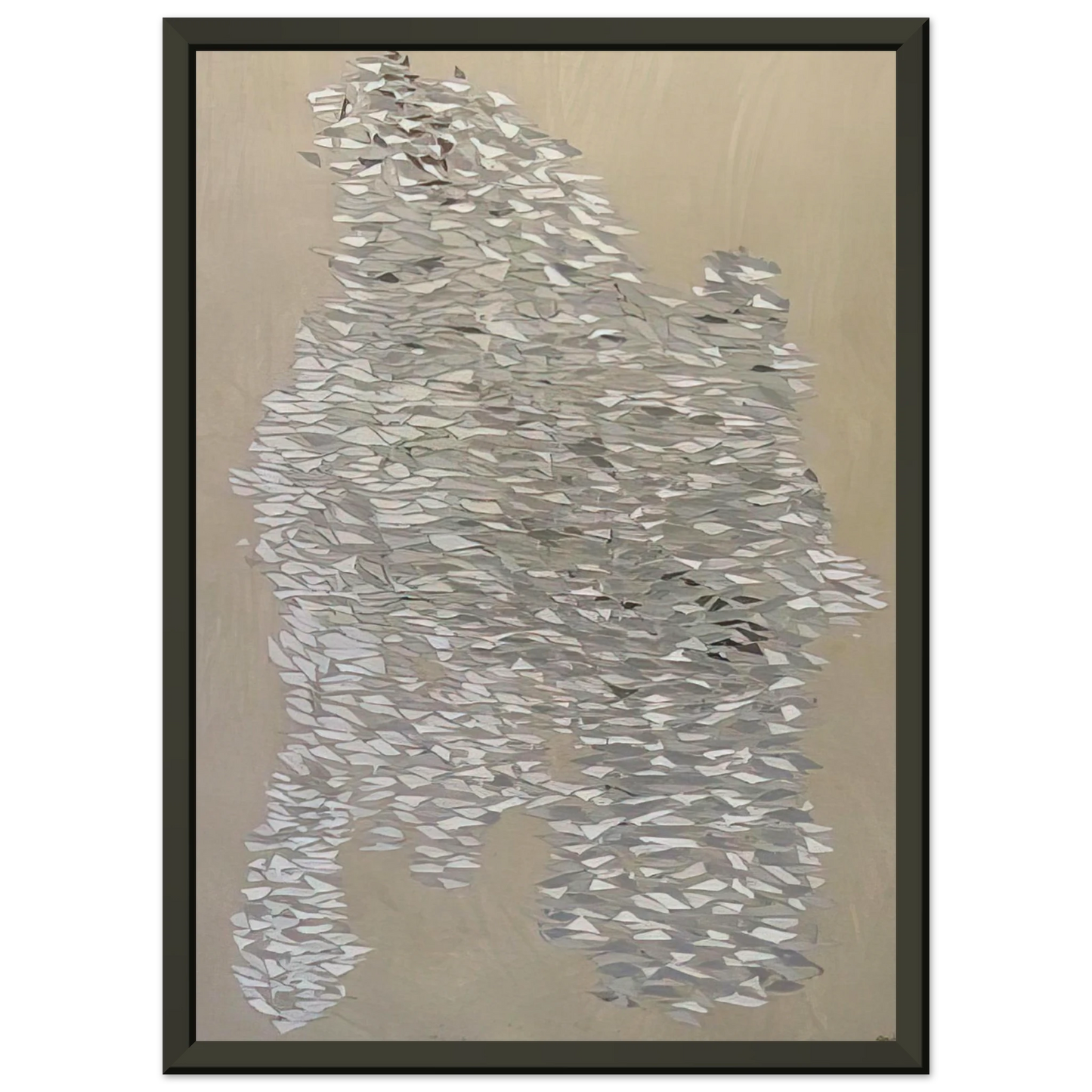 Robert Goodnough Impact 1971 Framed Art Print - Aluminum Frame - 60x80 cm / 24x32 inches