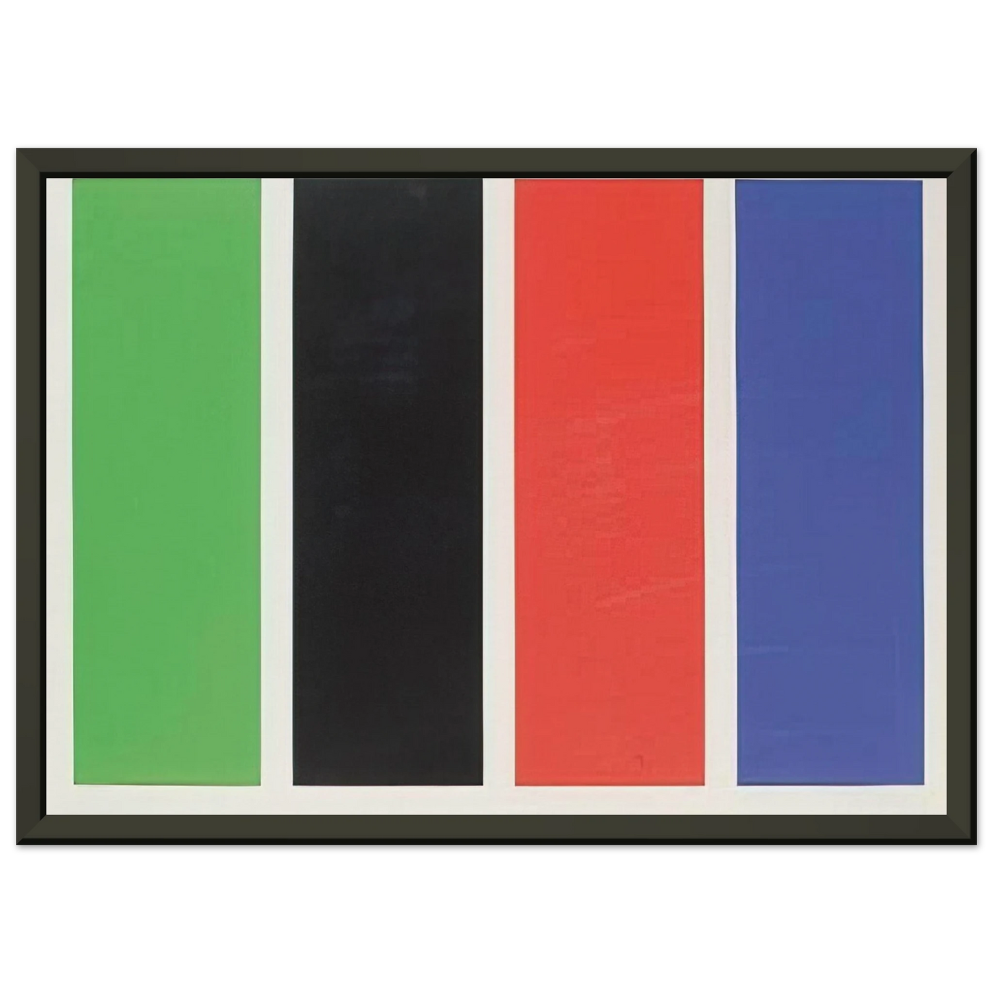 Ellsworth Kelly Four Panels Framed Art Print - Aluminum Frame - 70x100 cm / 28x40 inches