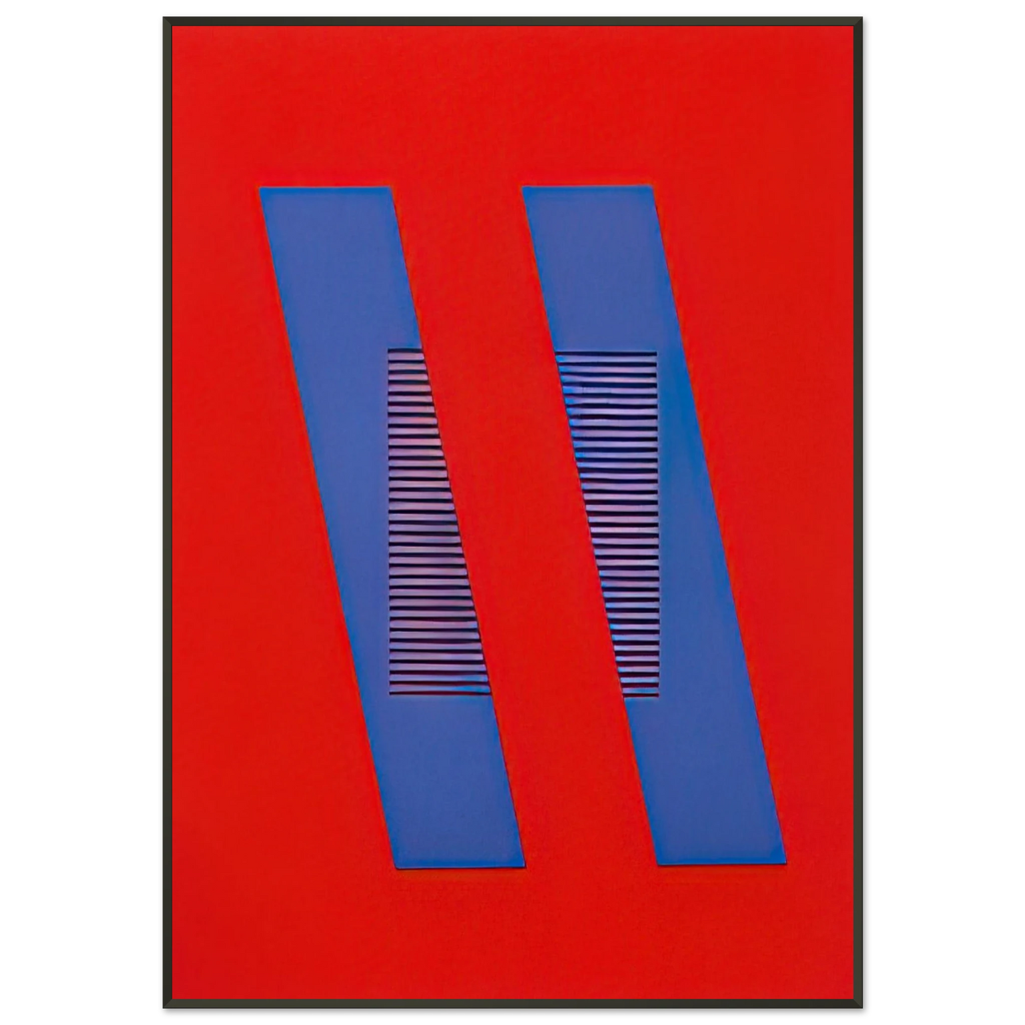 Dieter Roth Book 1958 Framed Art Print - Aluminum Frame - 21x29.7 cm / 8x12"