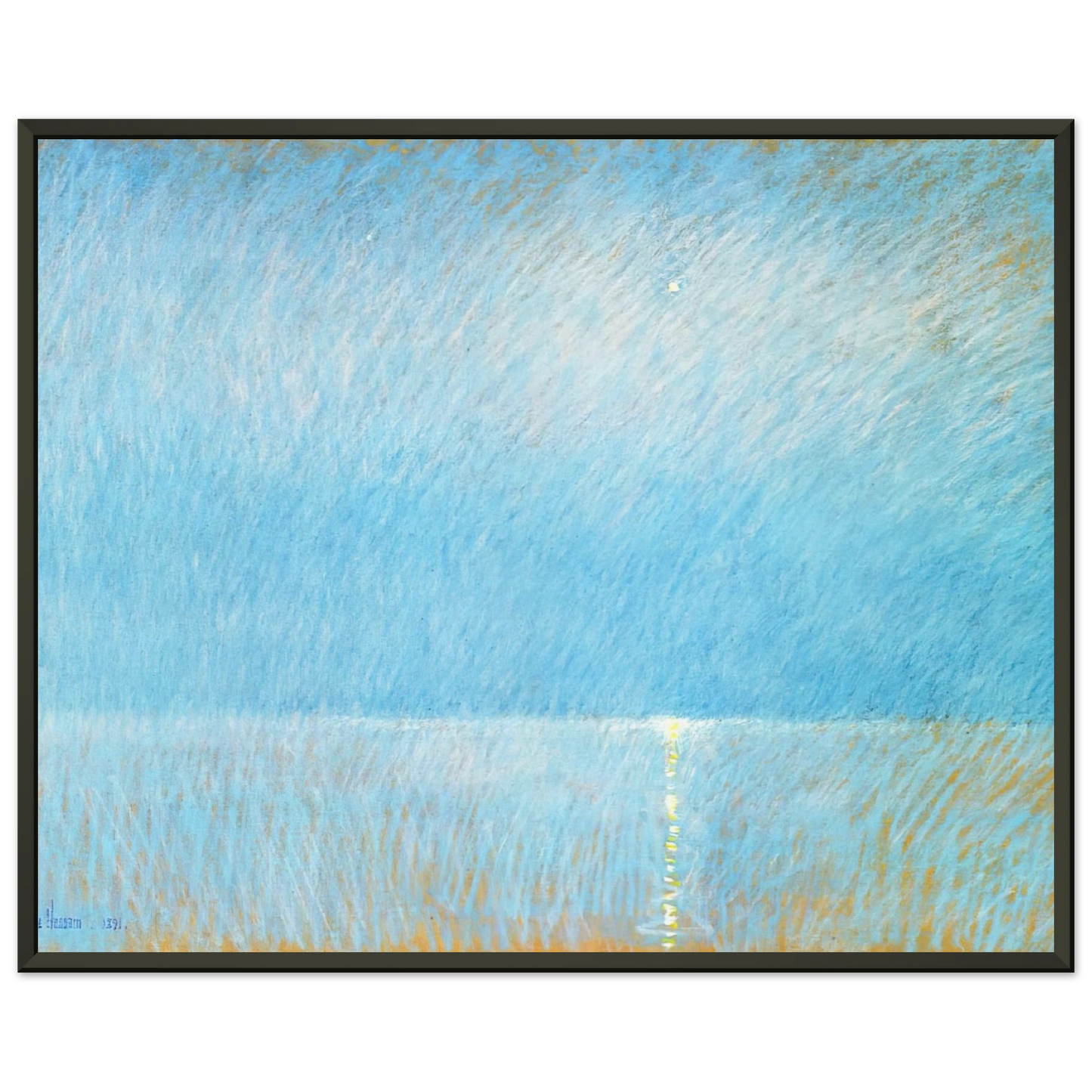 Childe Hassam The Evening Star Framed Art Print - Aluminum Frame - 60x80 cm / 24x32 inches