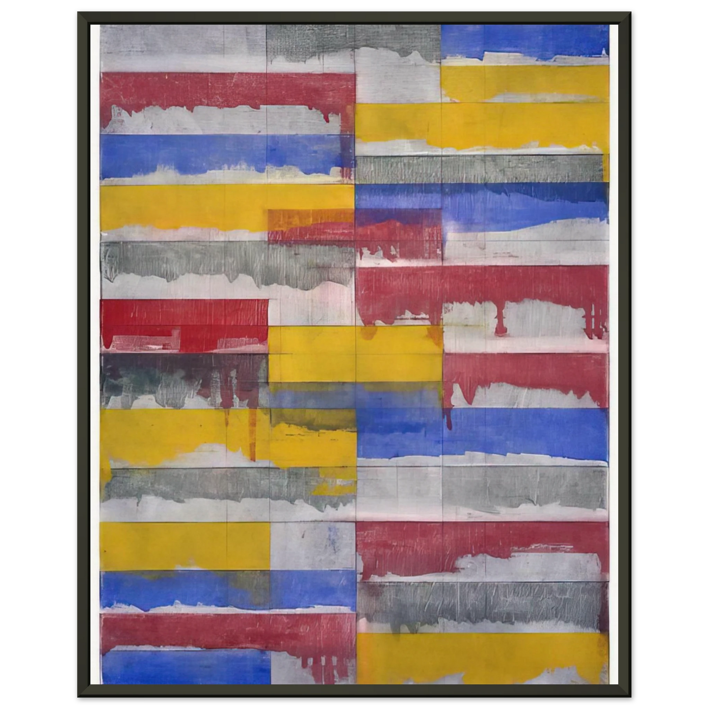 Brice Marden Window Study 3 1985 Framed Art Print - Aluminum Frame - 70x100 cm / 28x40 inches