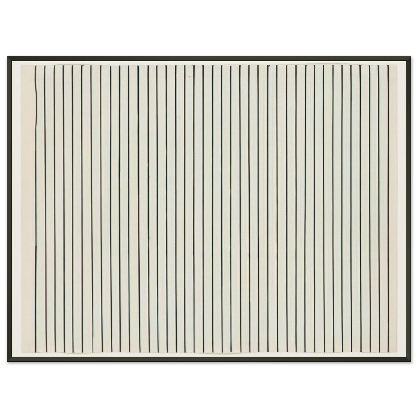 Ellsworth Kelly Vertical Lines from the series Line Form Color Framed Art Print - Aluminum Frame - 60x80 cm / 24x32 inches