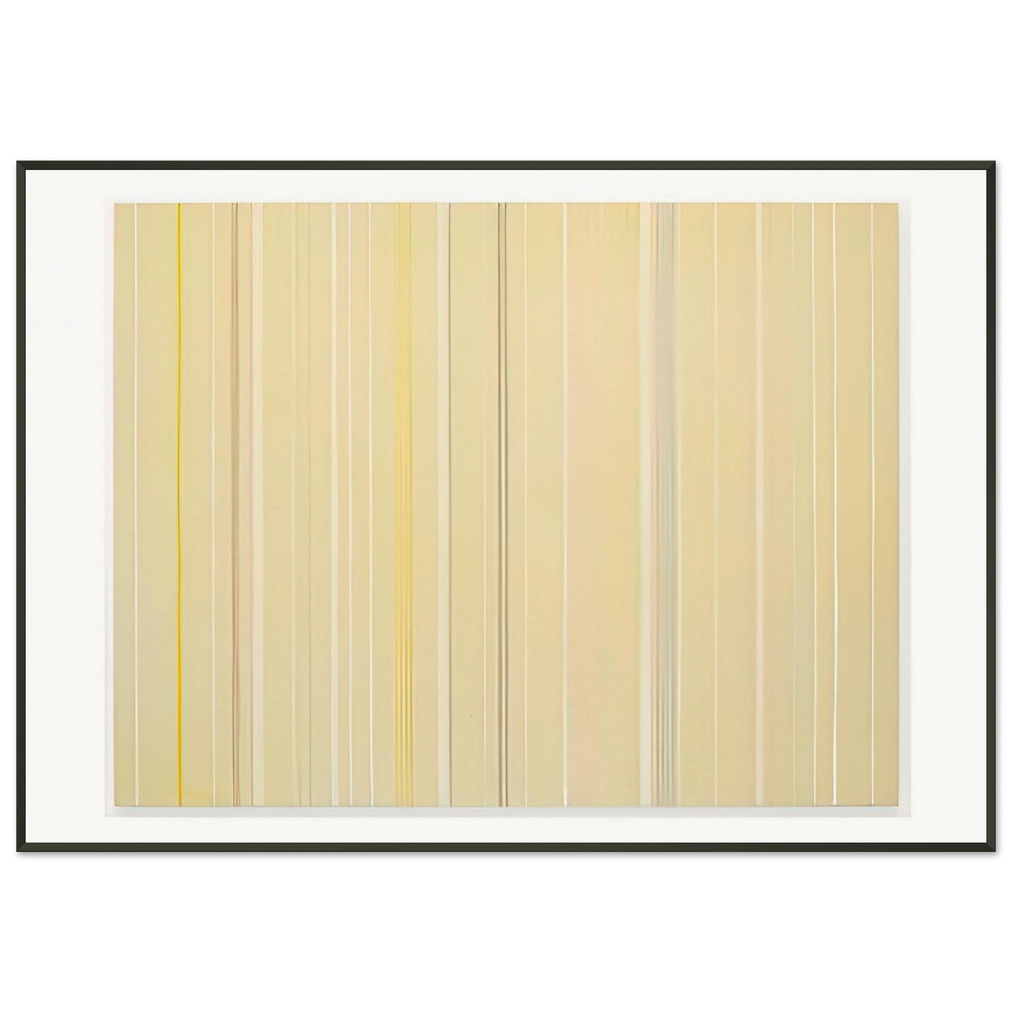 Gene Davis  Butterfly  1972 Framed Art Print  - Aluminum Frame - 21x29.7 cm / 8x12"