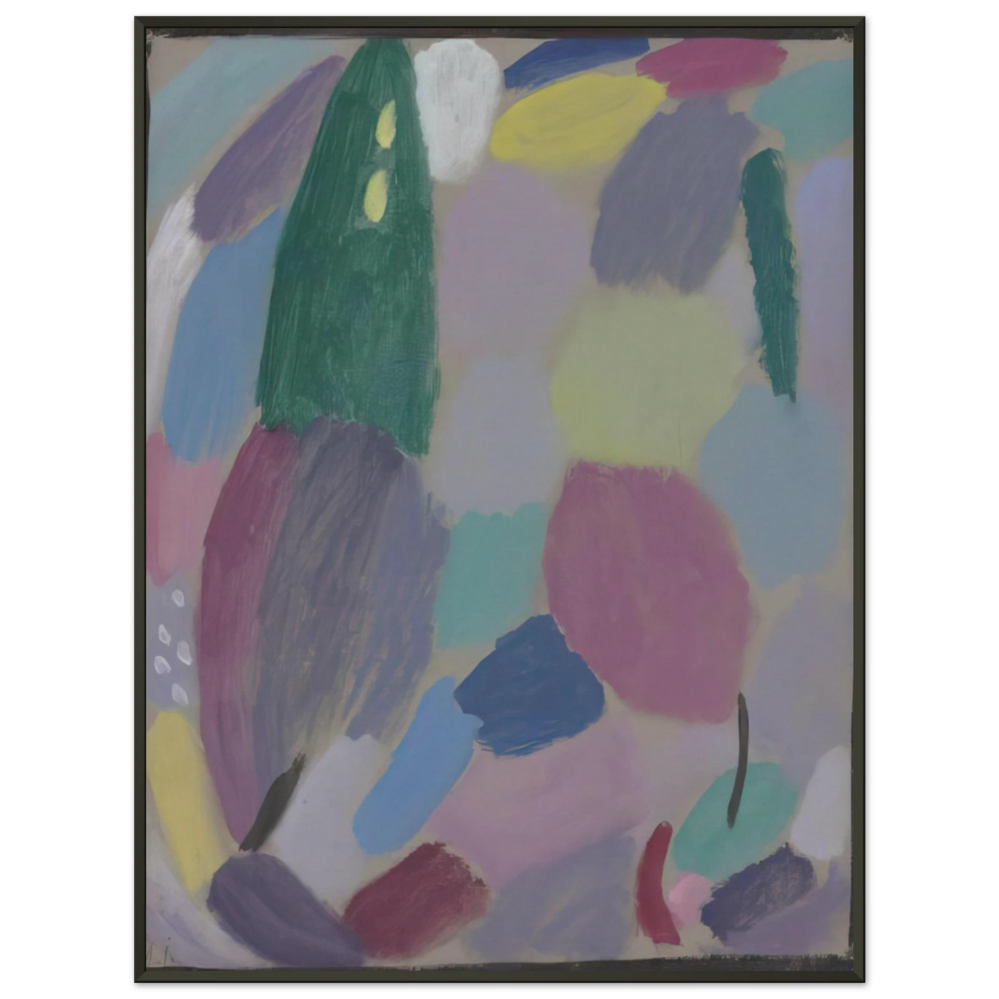 Alexej von Jawlensky VARIATION TR UMEREI 1916 Framed Art Print - Aluminum Frame - 40x50 cm / 16x20 inches