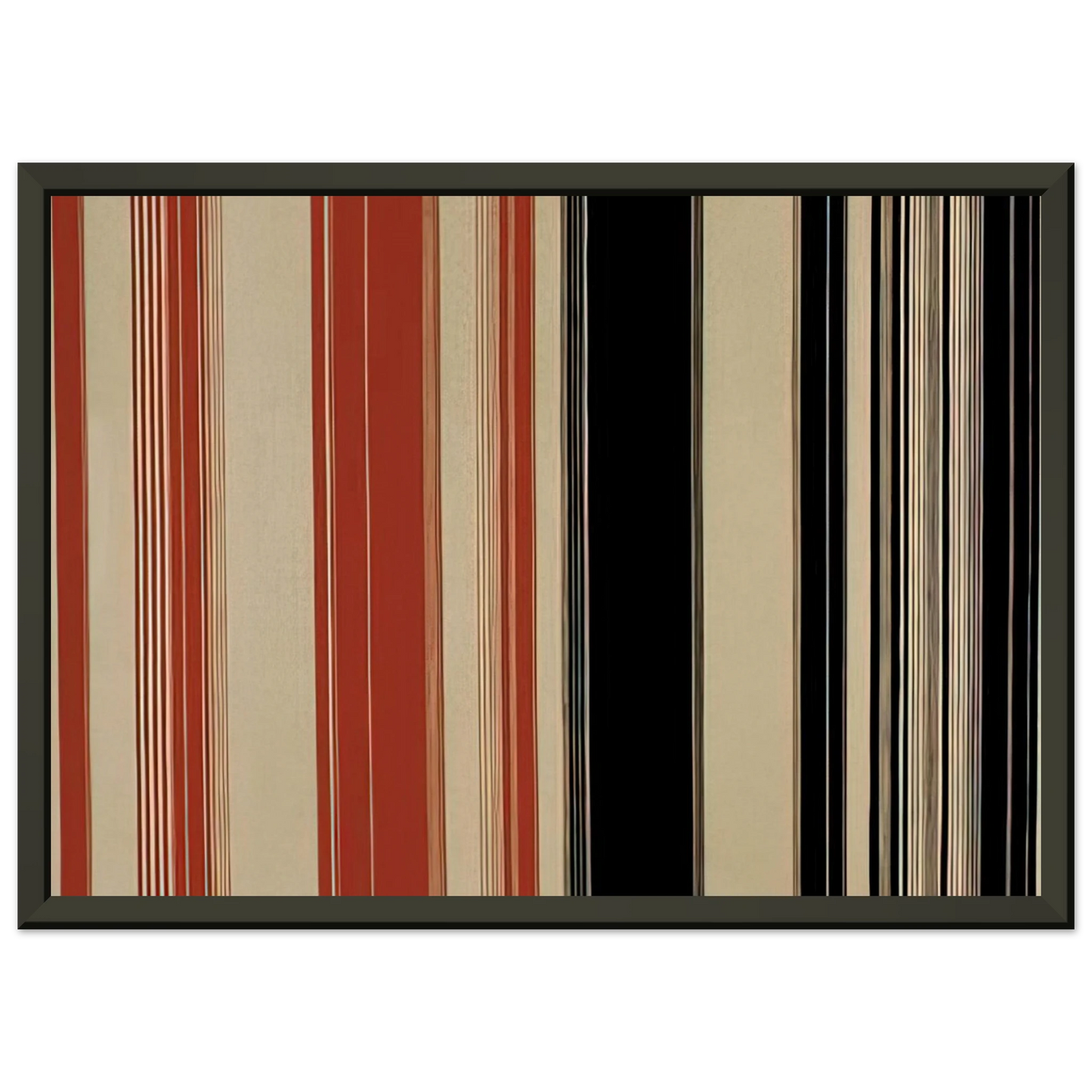 Gene Davis Algeria 1982 Framed Art Print - Aluminum Frame - 40x50 cm / 16x20 inches