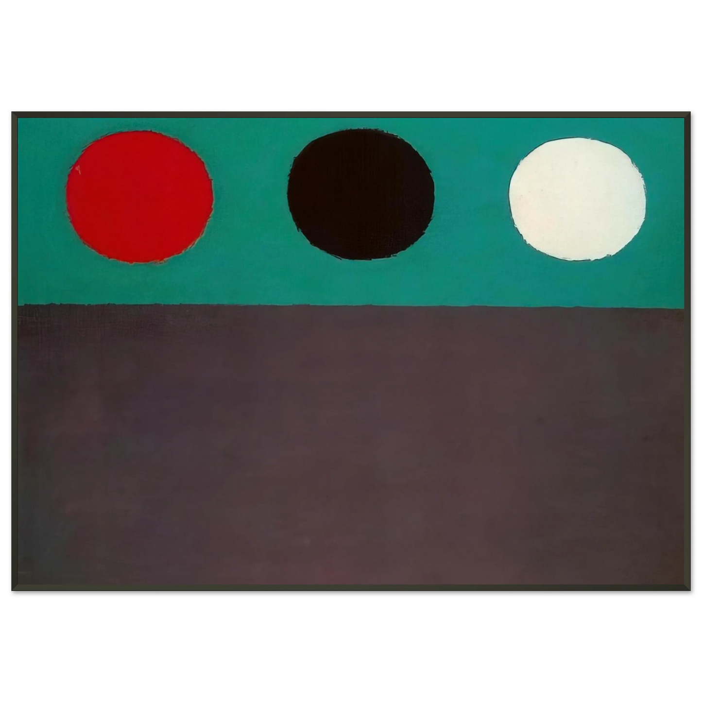 Adolph Gottlieb Loomineg 2 1969 Framed Art Print - Aluminum Frame - 21x29.7 cm / 8x12"